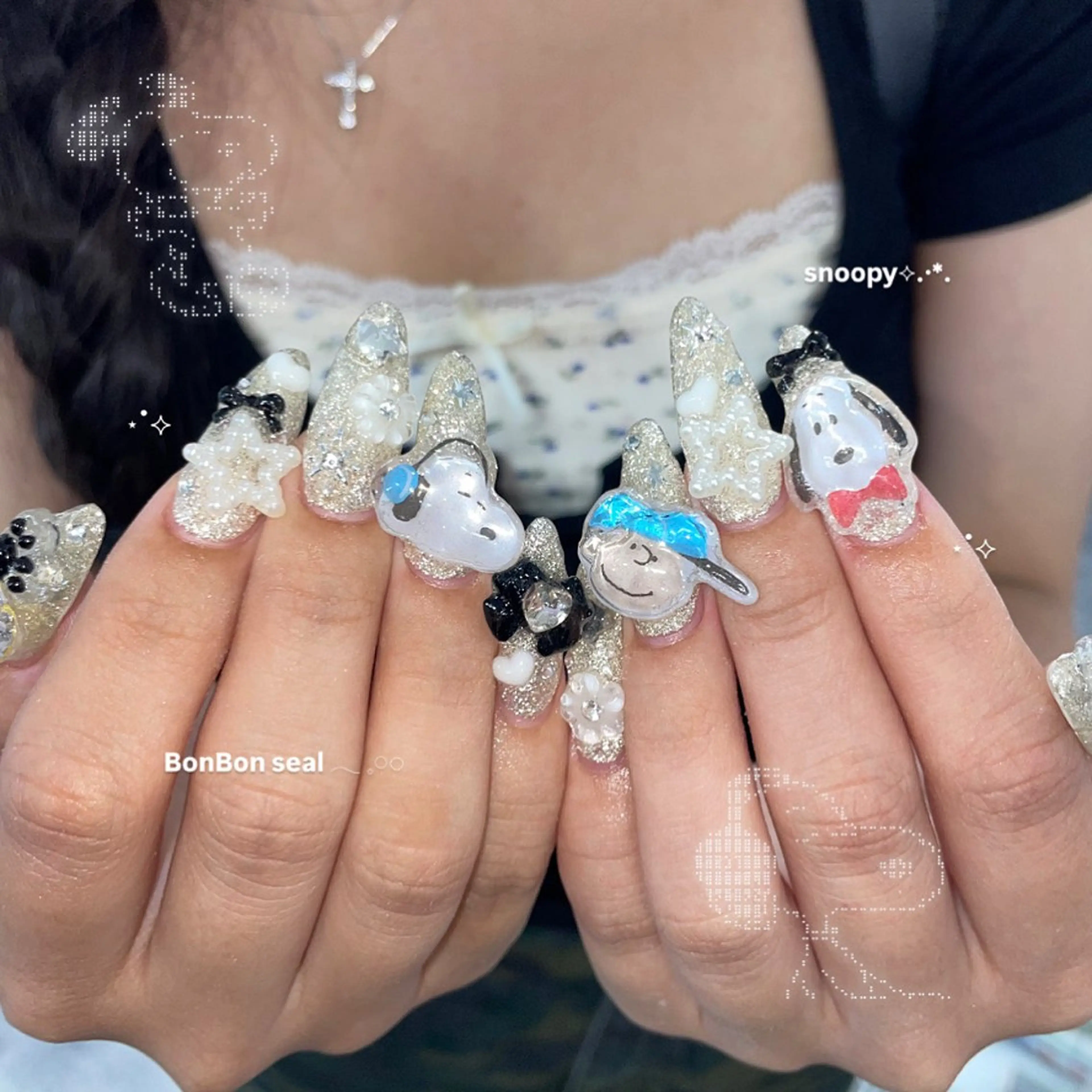 ネイル 長さ出し SEIRA⋆✦ Paletteのネイルデザイン