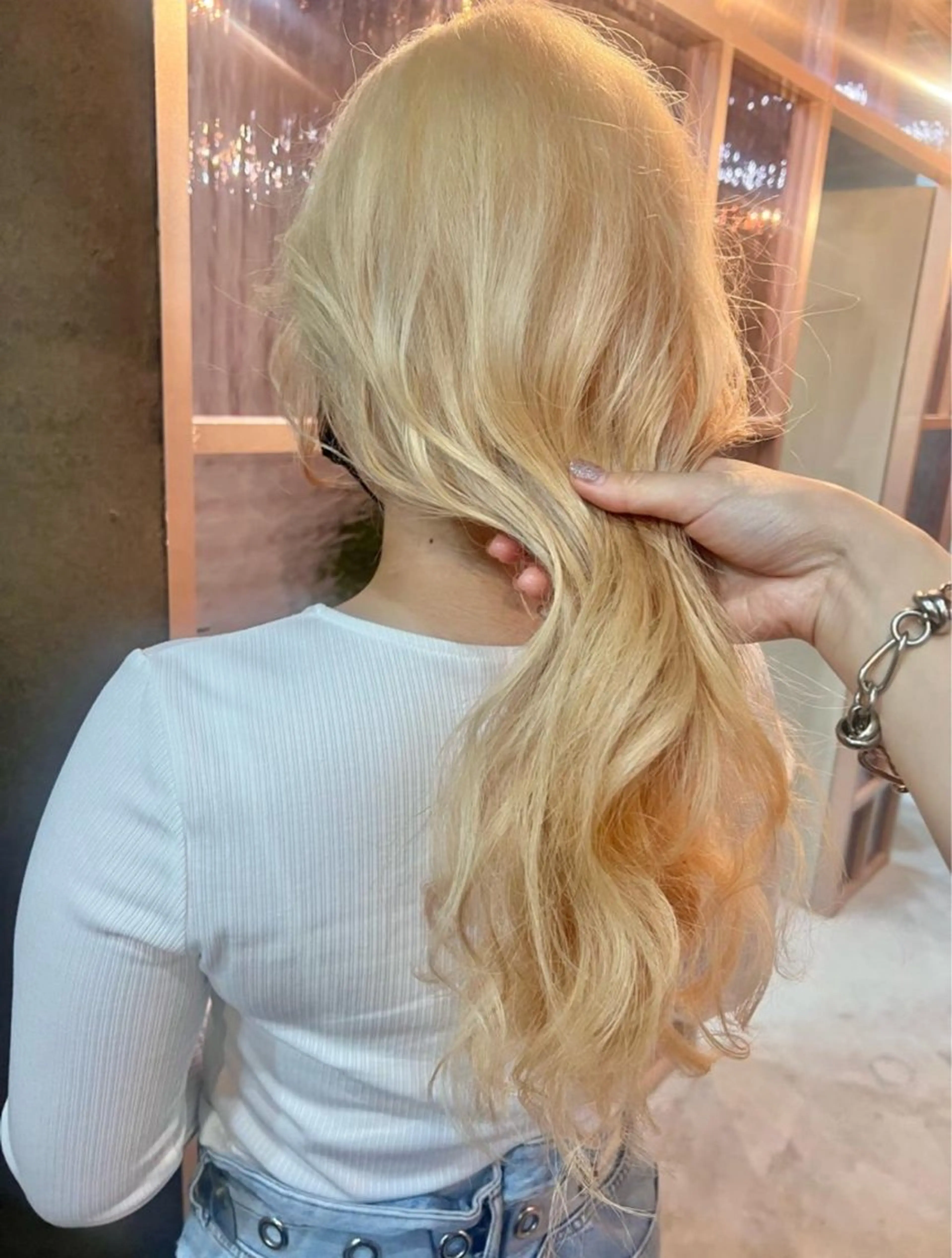 ロング カット ヘアカラー ハイトーン/ブリーチ 🧁soraのヘアスタイル