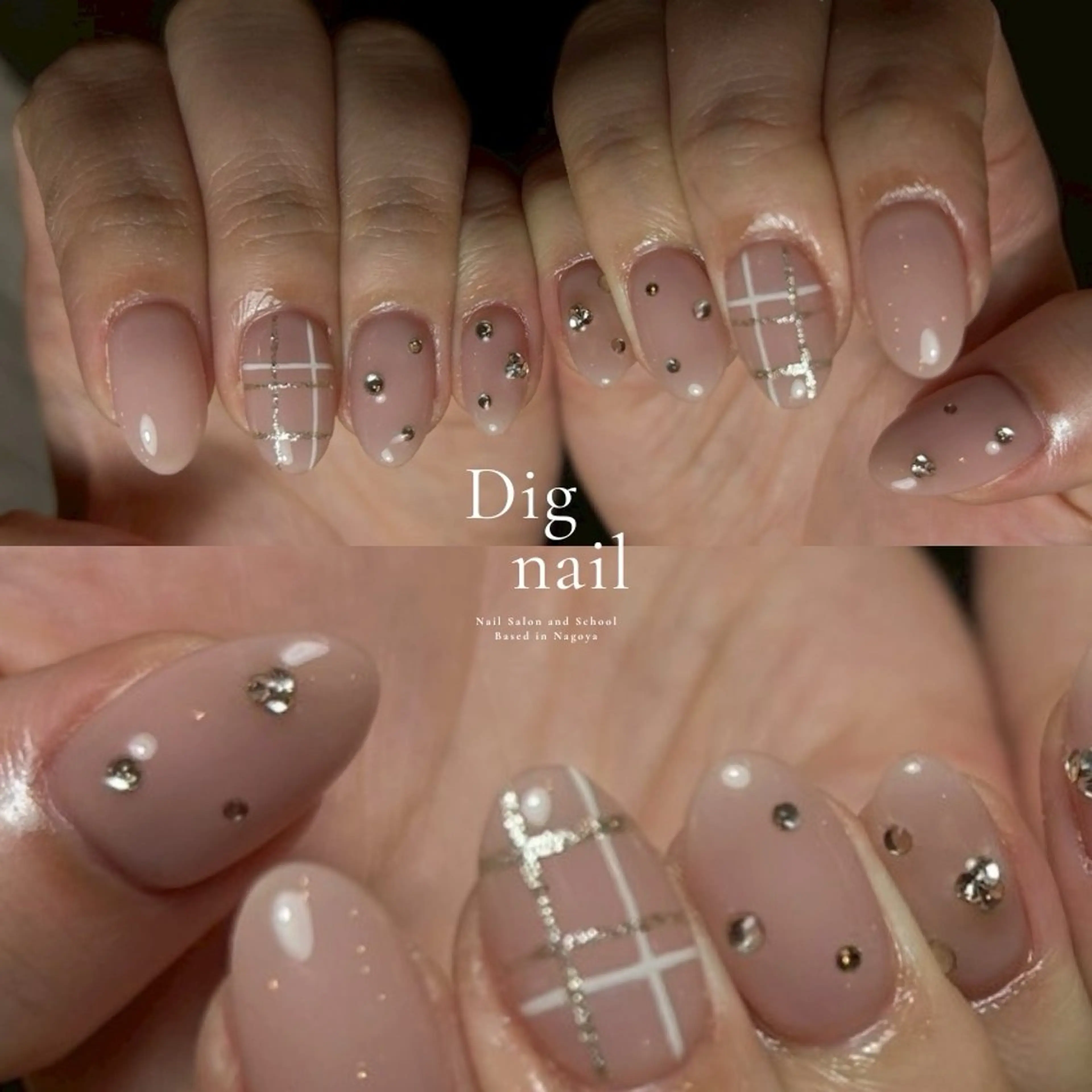 ネイル 長さ出し ジェルネイル 韓国ネイル マグネットネイル 持ち込み ハンドネイル D.d Reinaのネイルデザイン