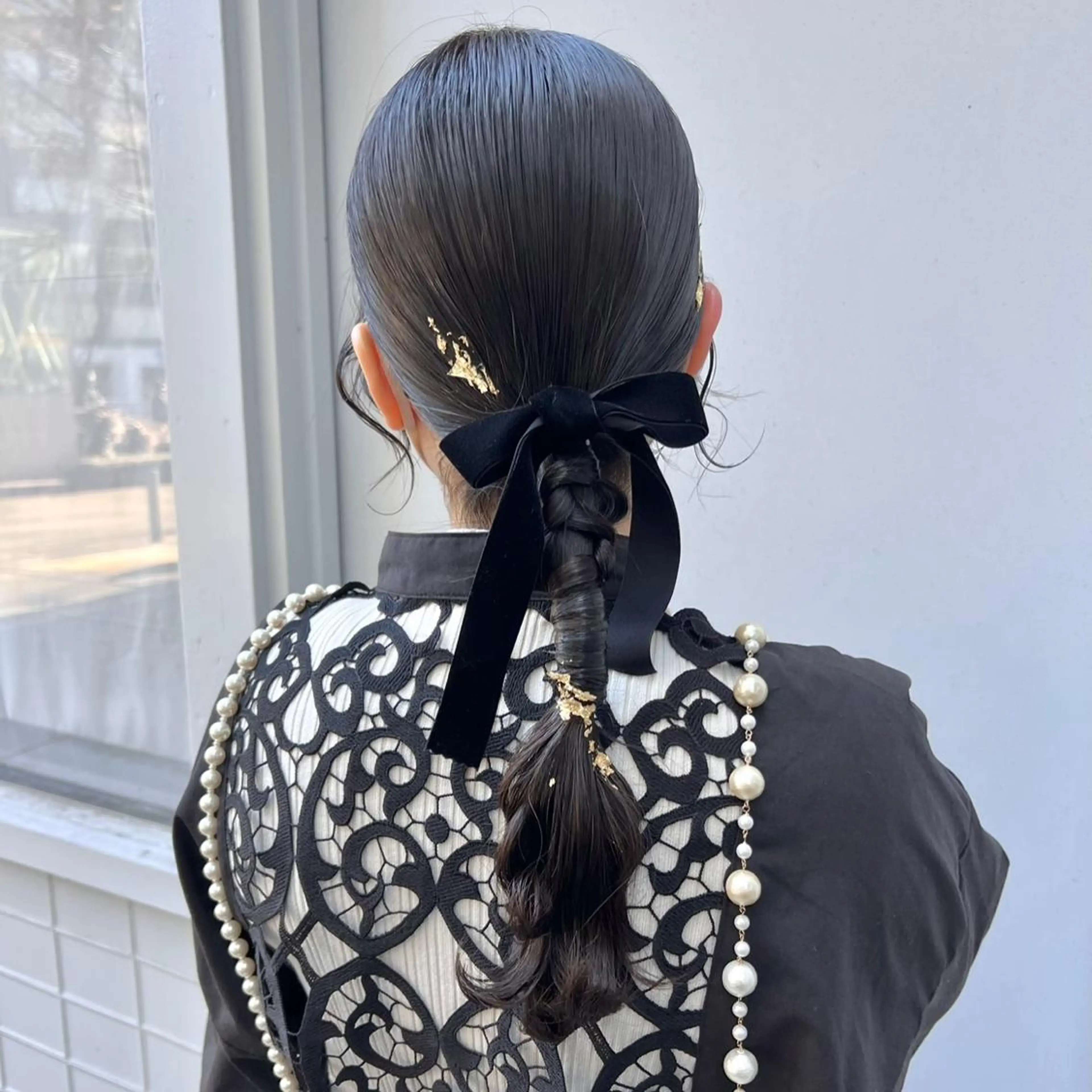 セミロング ヘアセット 卒業式お呼ばれ🕊️ ヘアセット✴︎ミキのヘアスタイル