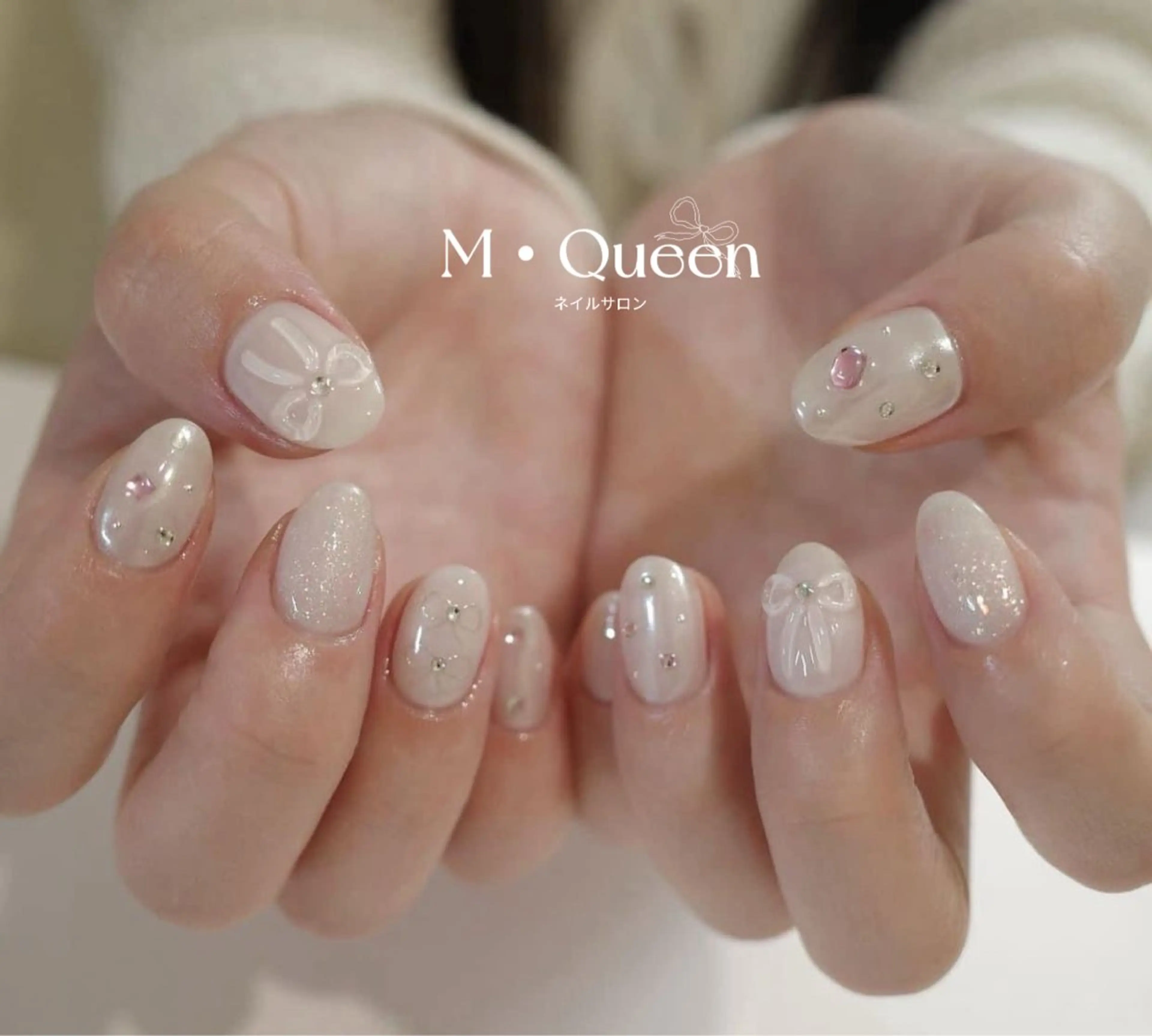 ネイル ハンドネイル MQueen ネイルサロンマルのネイルデザイン