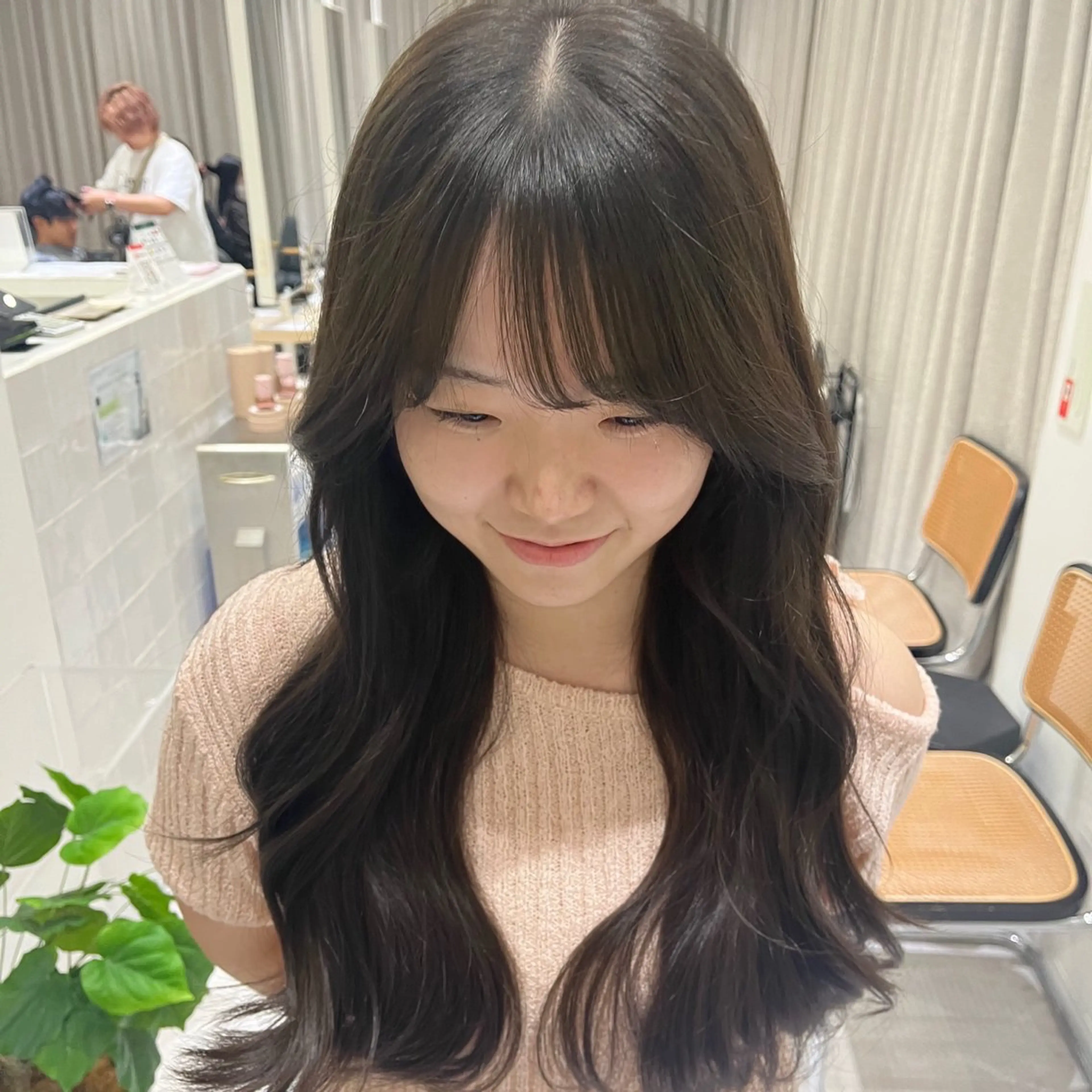 ロング カラー Zina天神🌻田中 愛香のヘアスタイル