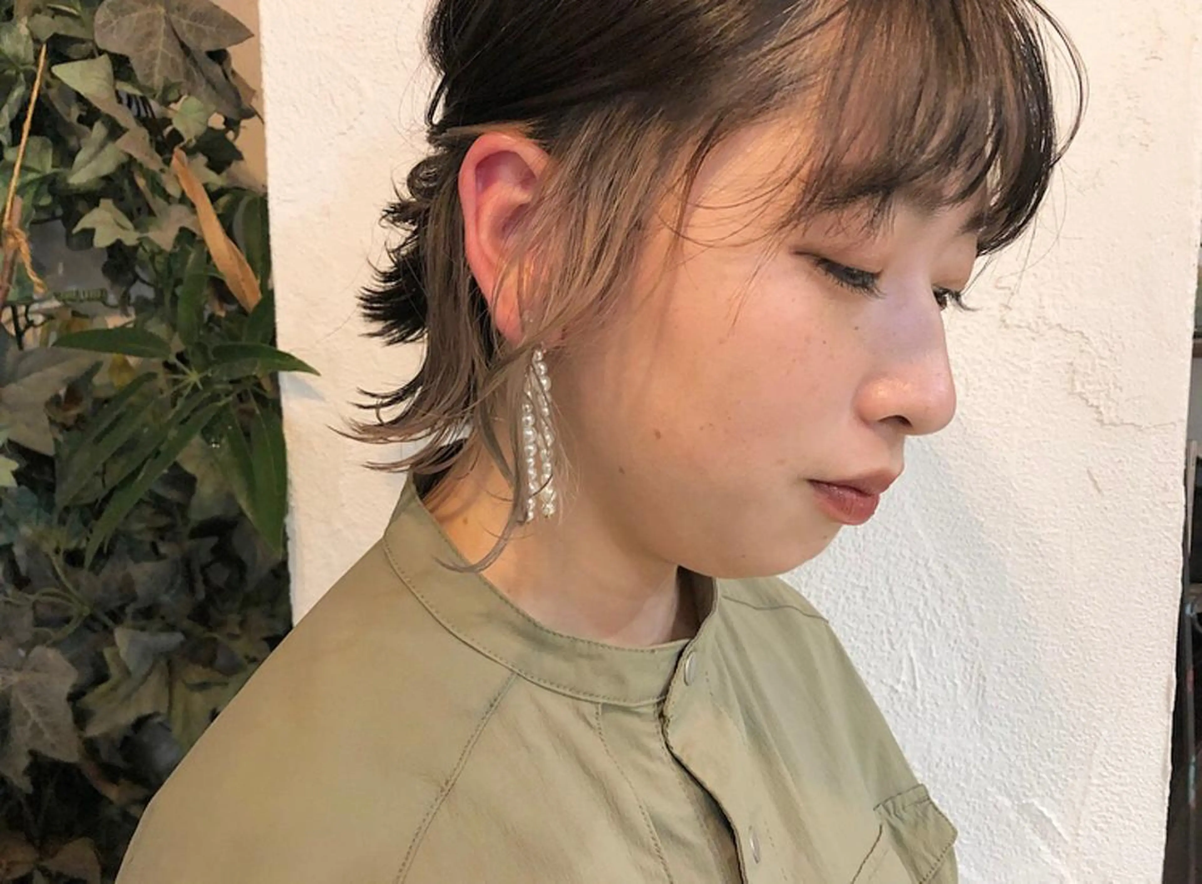 ミディアム mayu ○のヘアスタイル