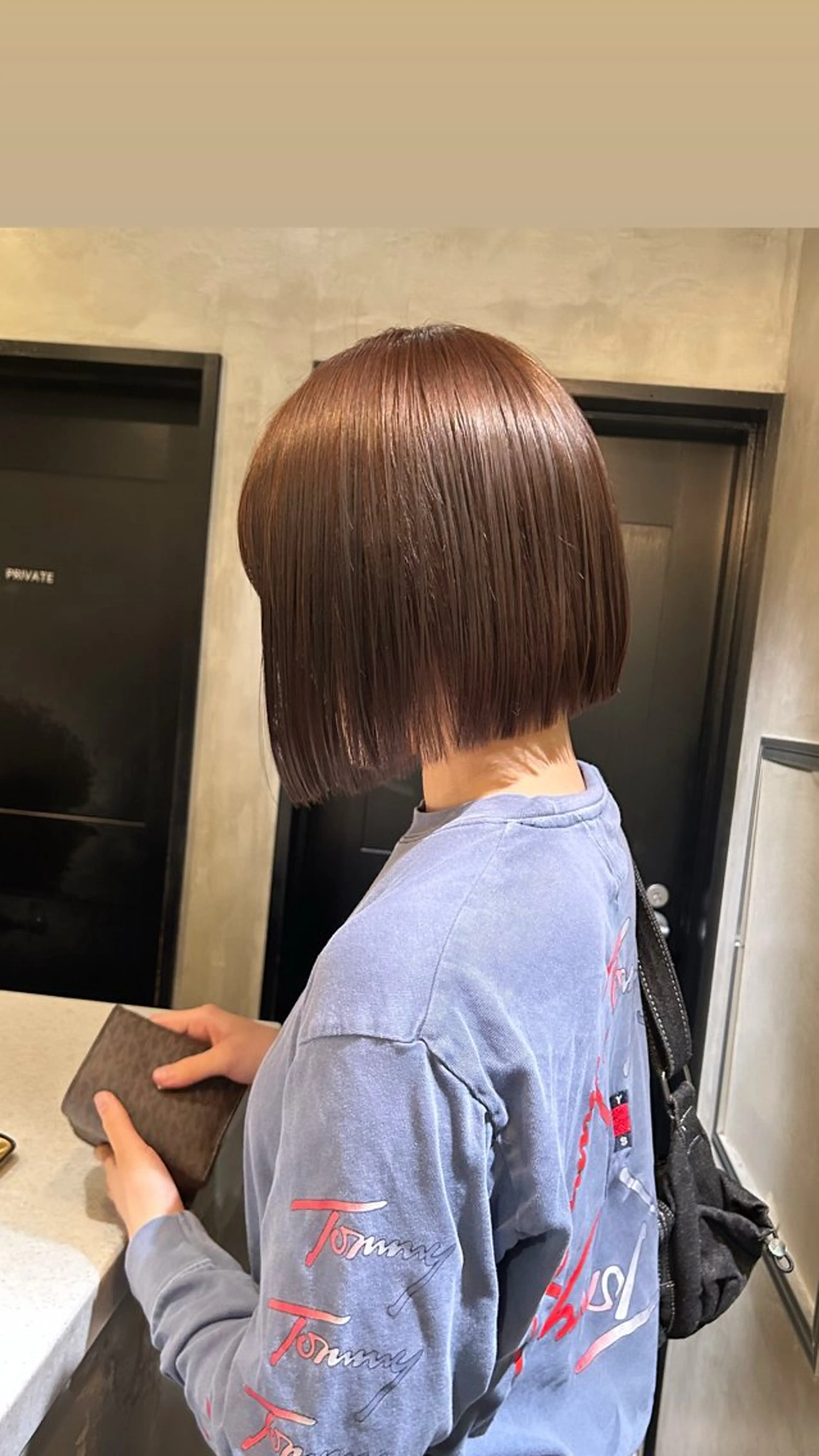 ミディアム カラー カット ヘアカラー タナカ カナ🫧のヘアスタイル