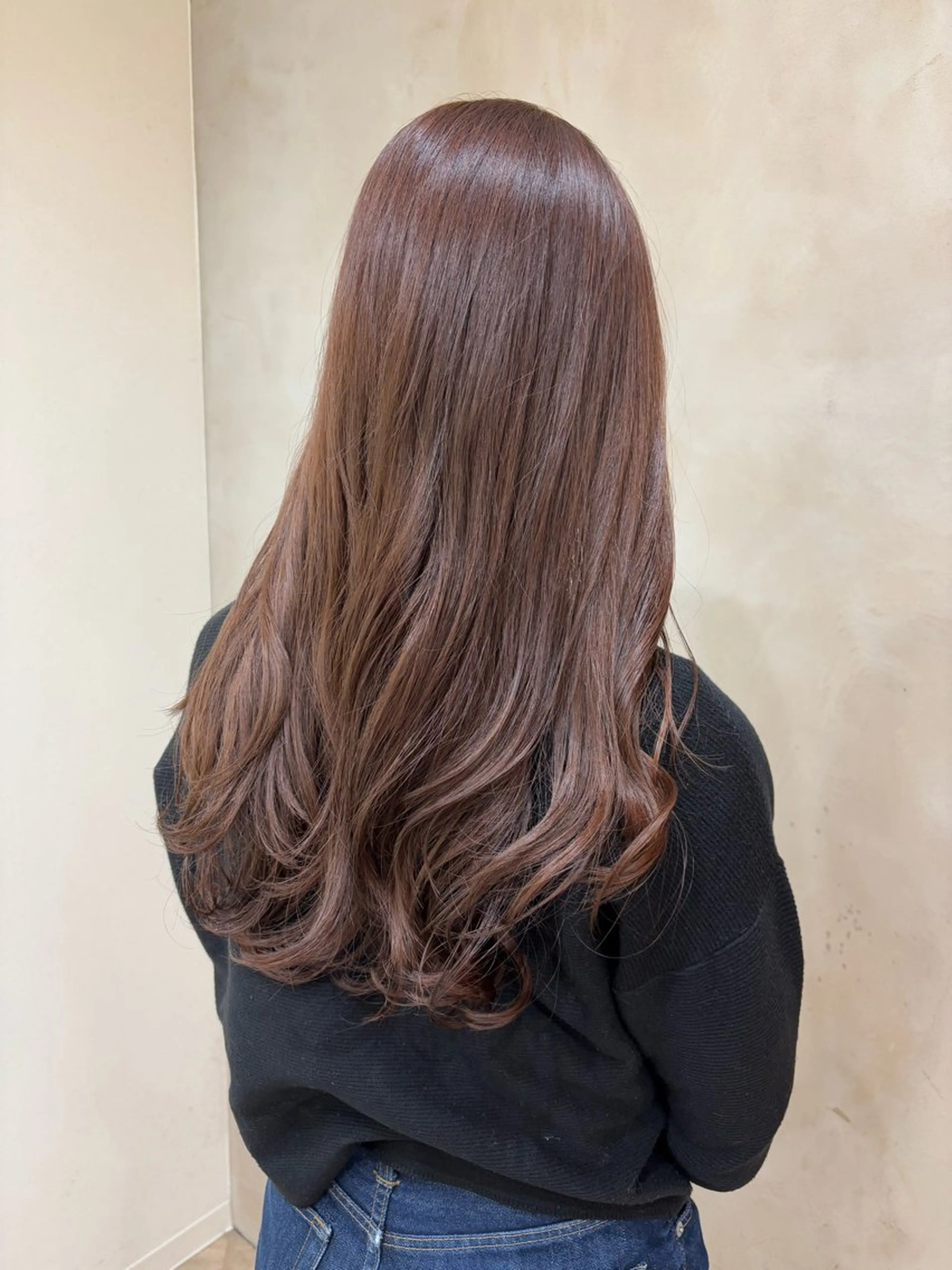 ロング パーマ デジタルパーマ シンバヒナノ/パーマ レイヤー/髪質改善のヘアスタイル
