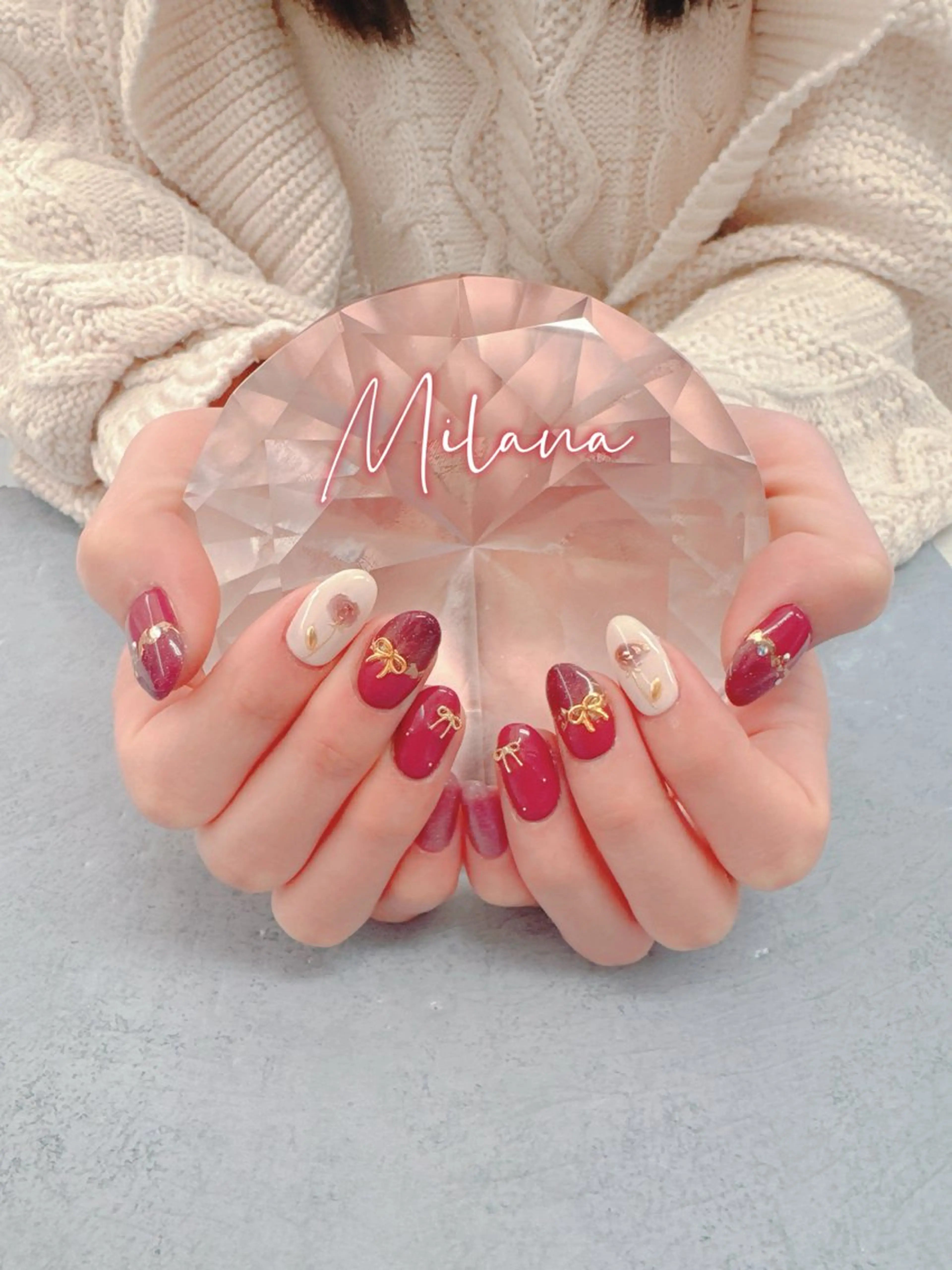 ネイル マグネットネイル ハンドネイル Milana 山元のネイルデザイン