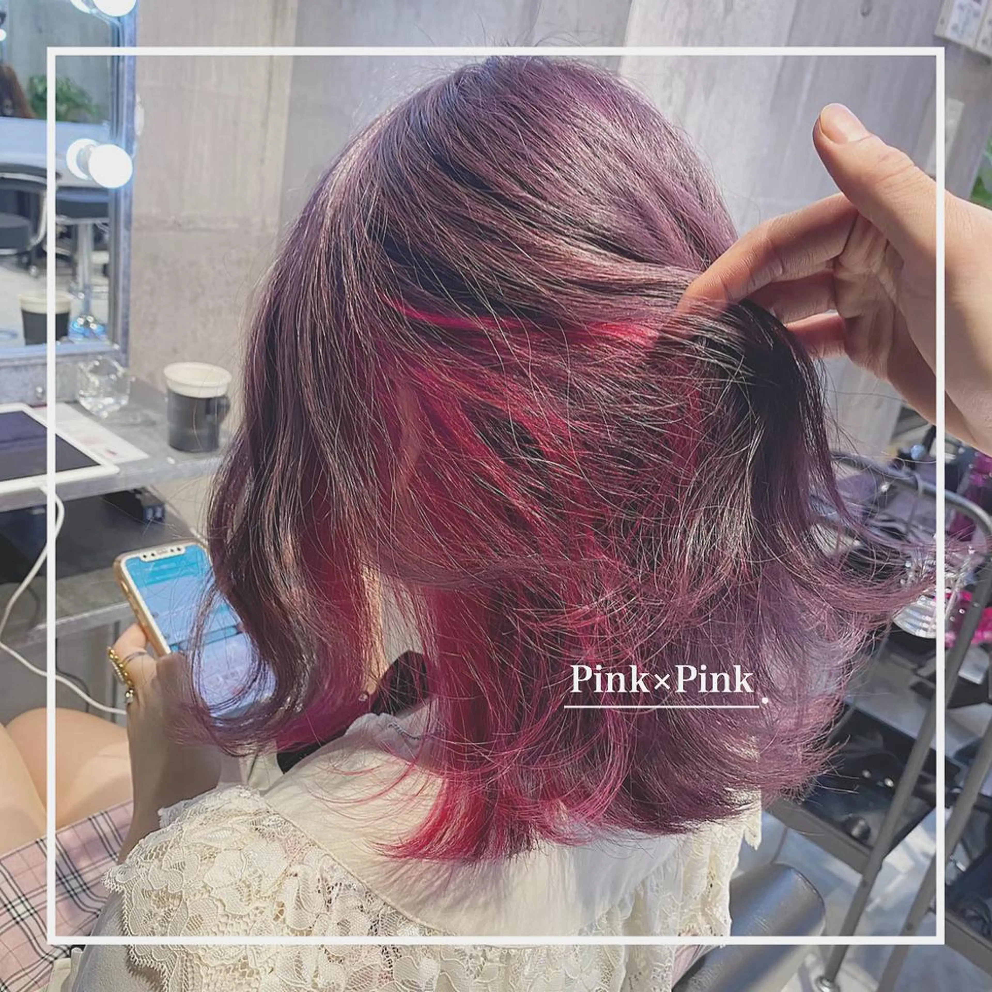 セミロング カラー ヘアアレンジ アッシュ アッシュグレー ベージュカラー 黒髪 ブリーチ カット ヘアカラー トリートメント ヘアセット 💕ブリーチ/ヘアメ 🎀YUUKAのヘアスタイル