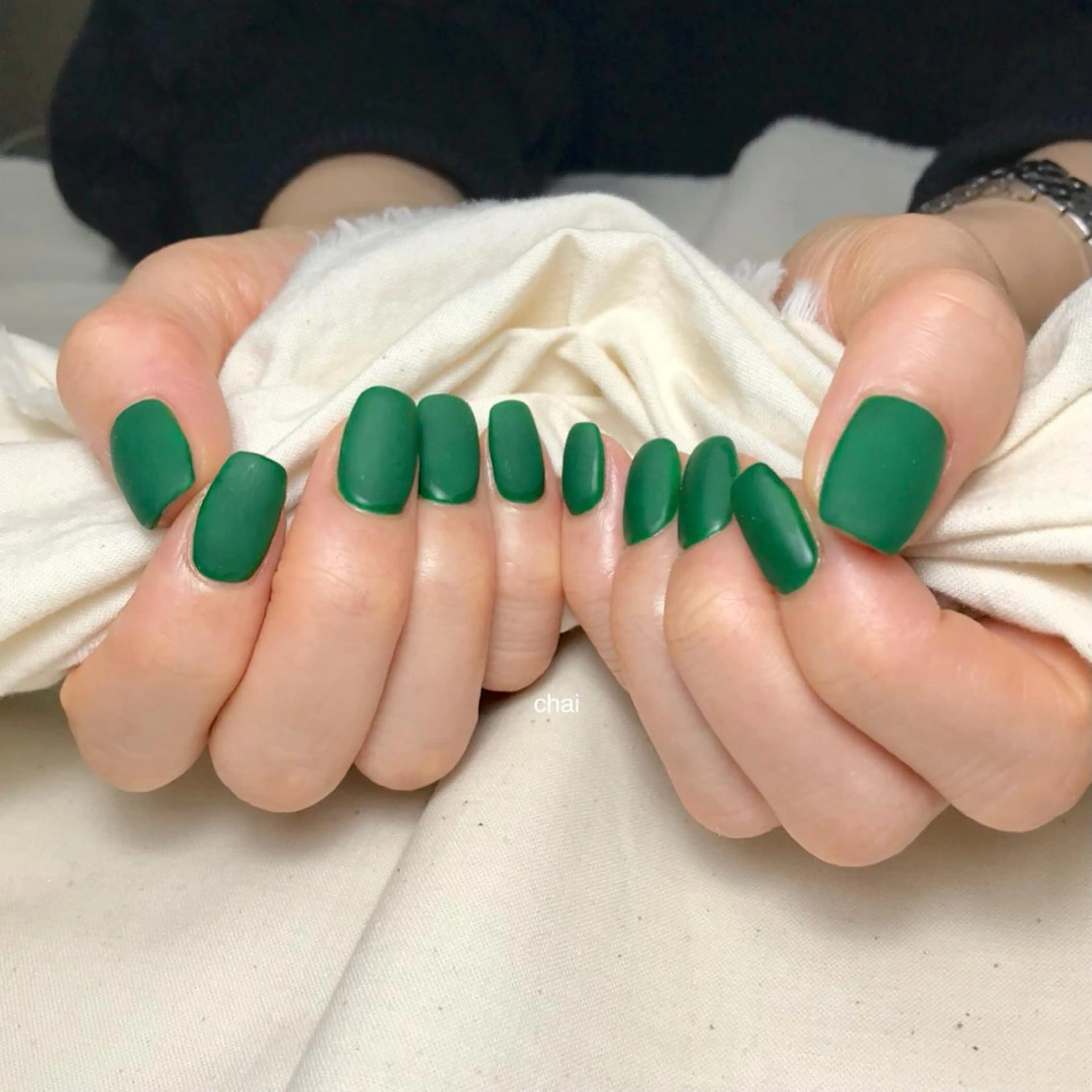 ネイル マットネイル ハンドネイル 💅chainail _aiのネイルデザイン