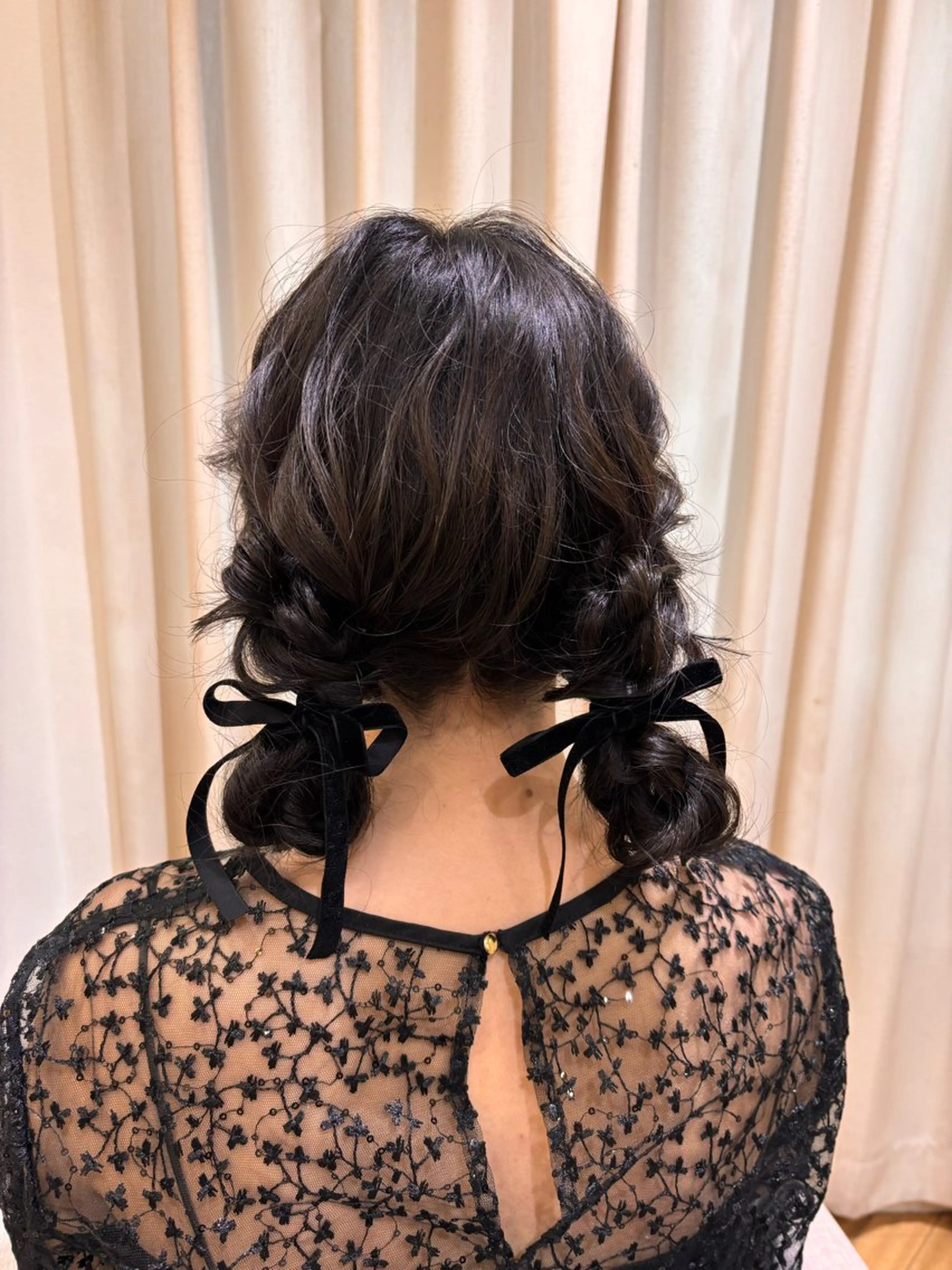 ロング ヘアセット レイヤーカット 🇰🇷SAYAのヘアスタイル
