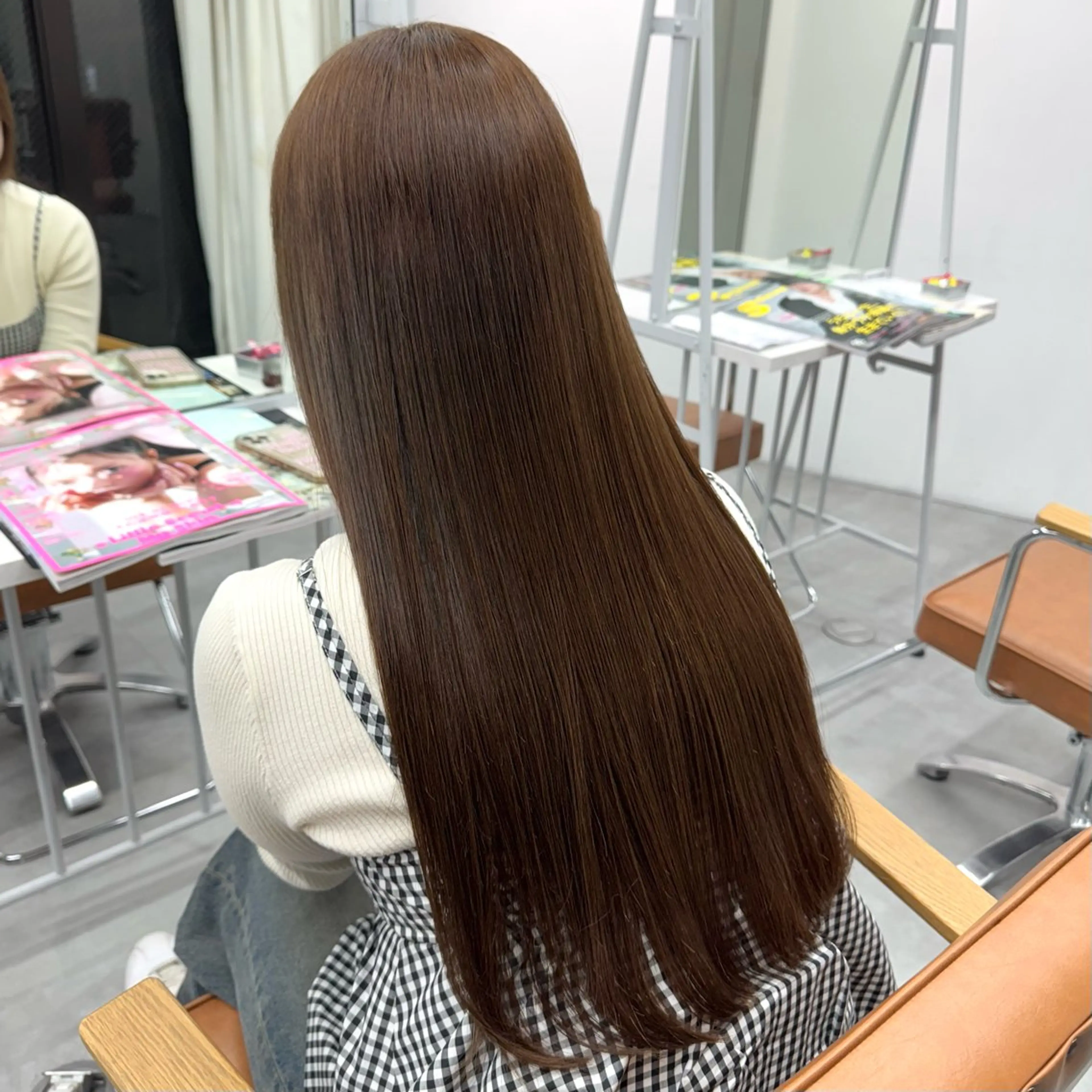 ロング カラー ヘアアレンジ ヘアカラー ブリーチなしカラー /新百合ヶ丘/安形翔のヘアスタイル