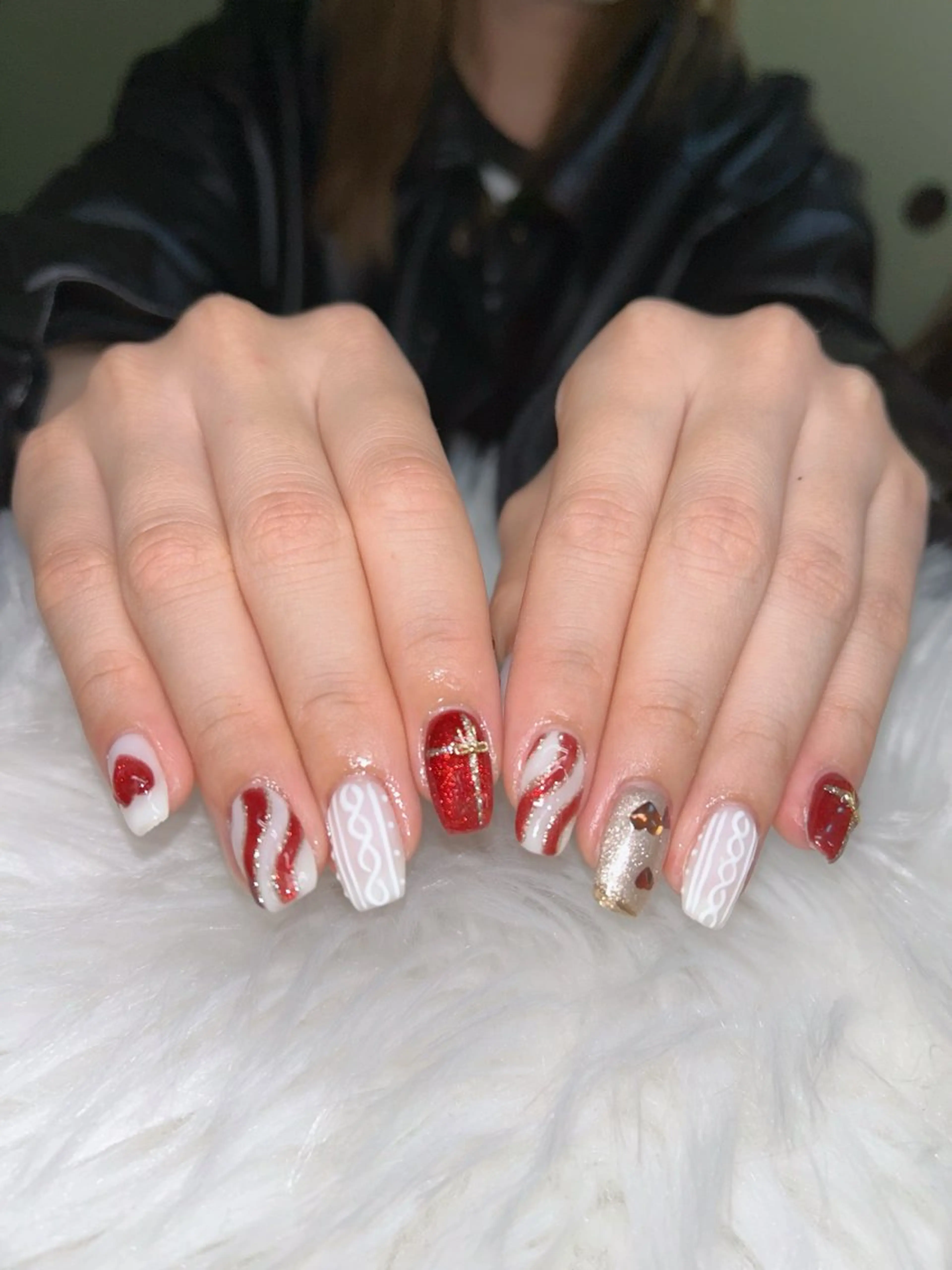 ネイル アートネイル オーロラネイル チークネイル 長さ出し フットネイル ハンドネイル Chan nailsのネイルデザイン