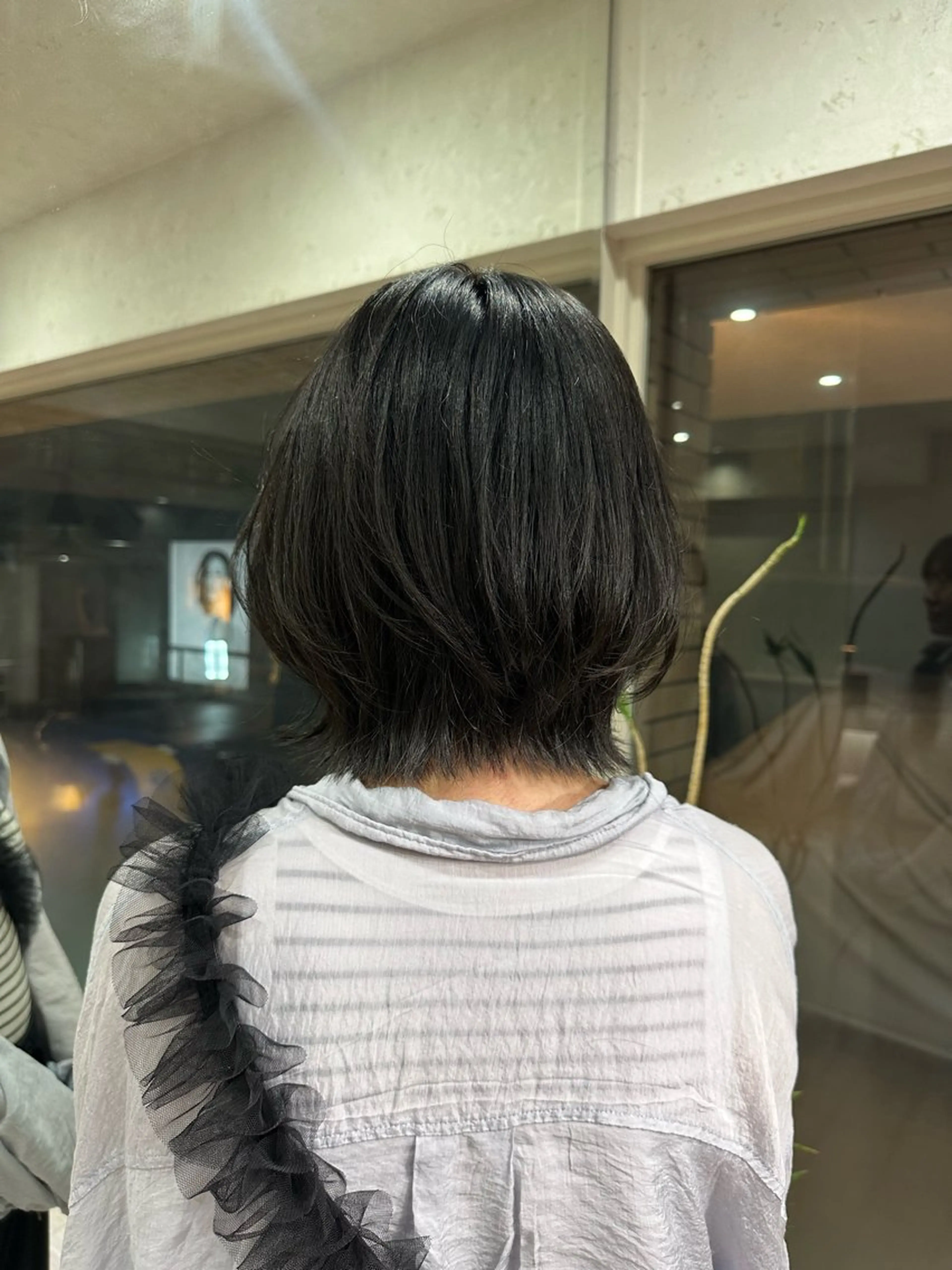 ショート ボブレイヤー ボブ くびれヘア レイヤーカット ショート特化/表参道 /ぐっしーのヘアスタイル