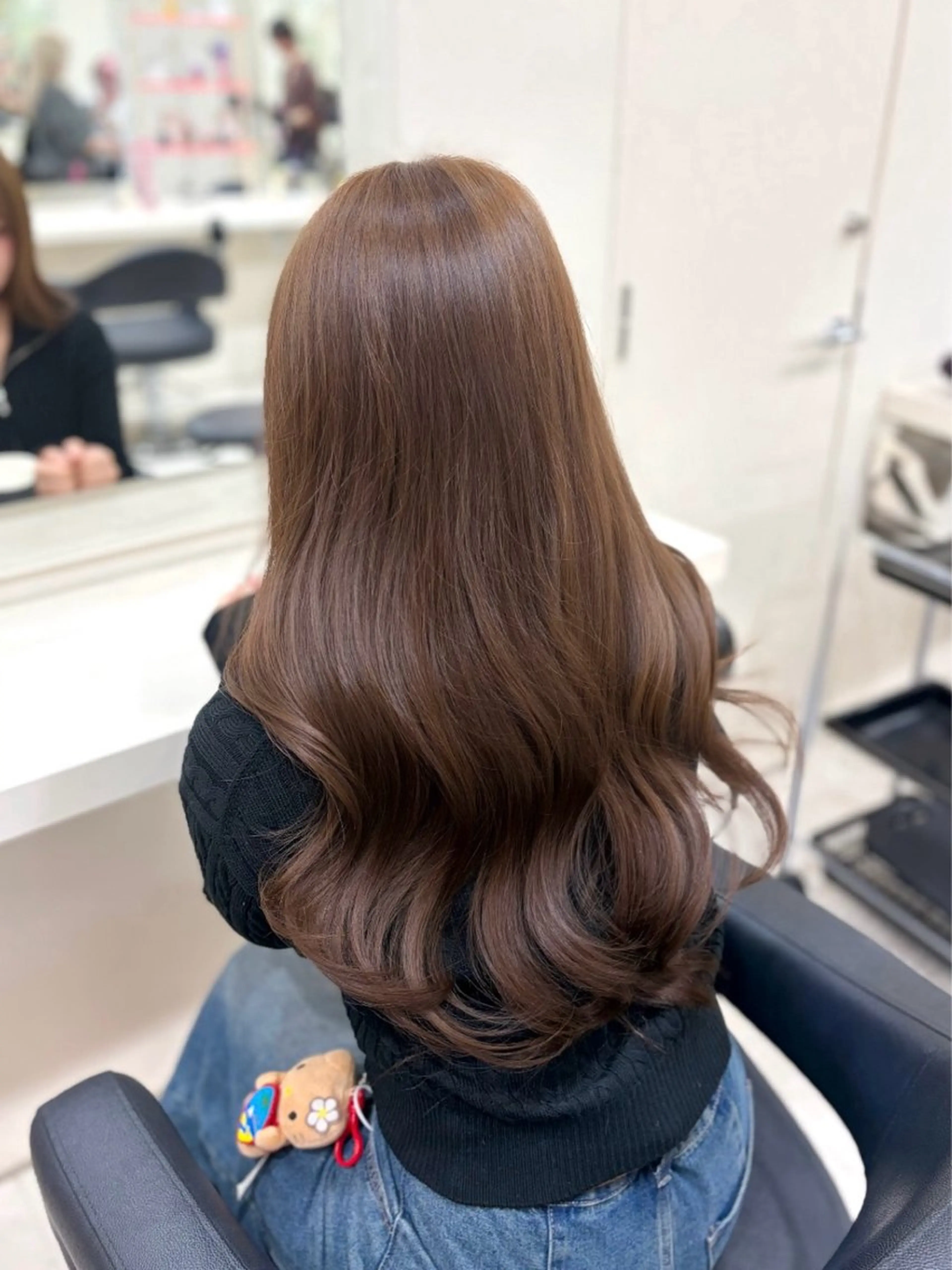 カラー ヘアカラー 暖色ガーリーヘア🎀 MEARI🩰のヘアスタイル
