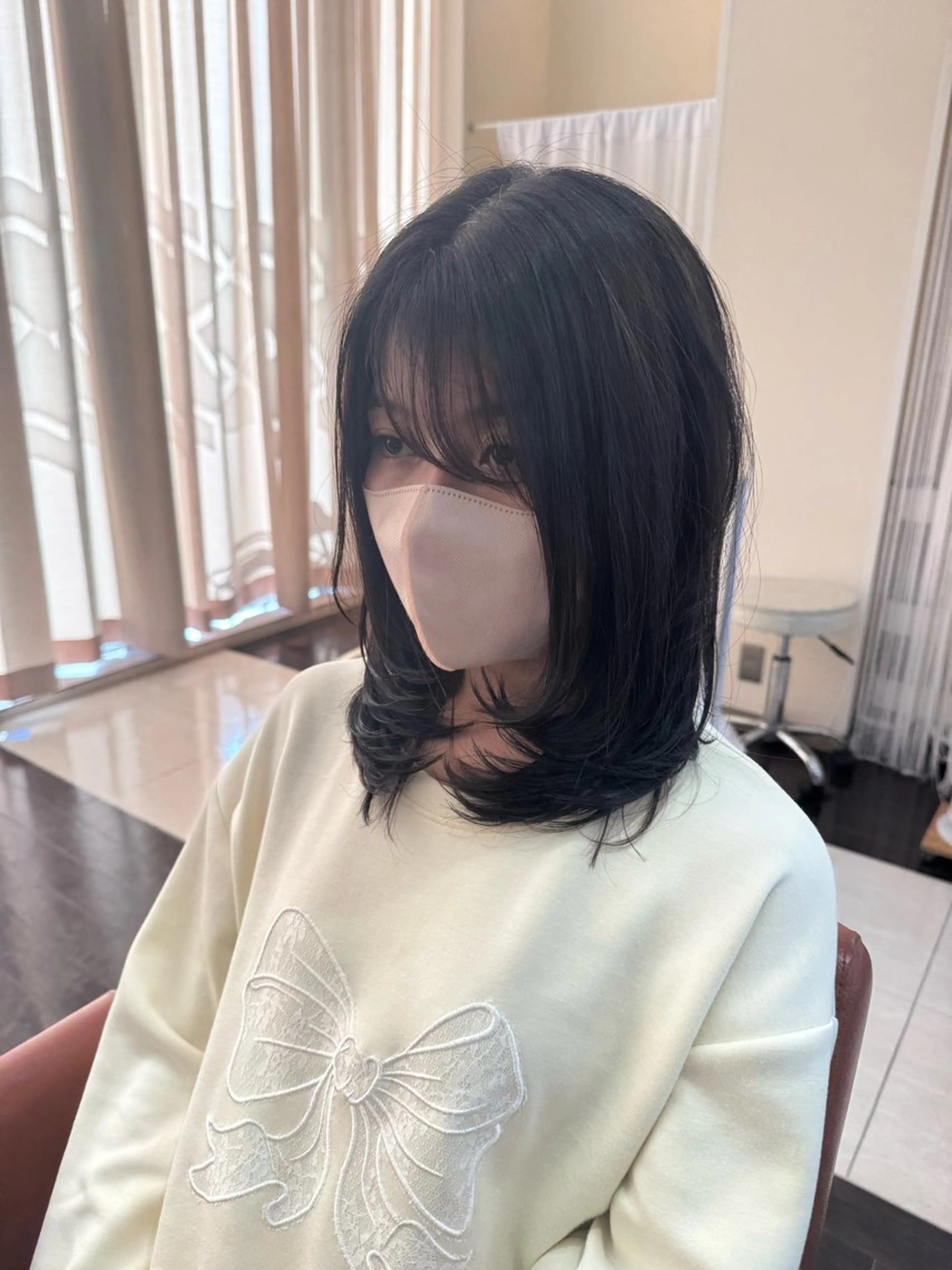 セミロング カット レイヤー職人・ 似合せ美容師そうまのヘアスタイル