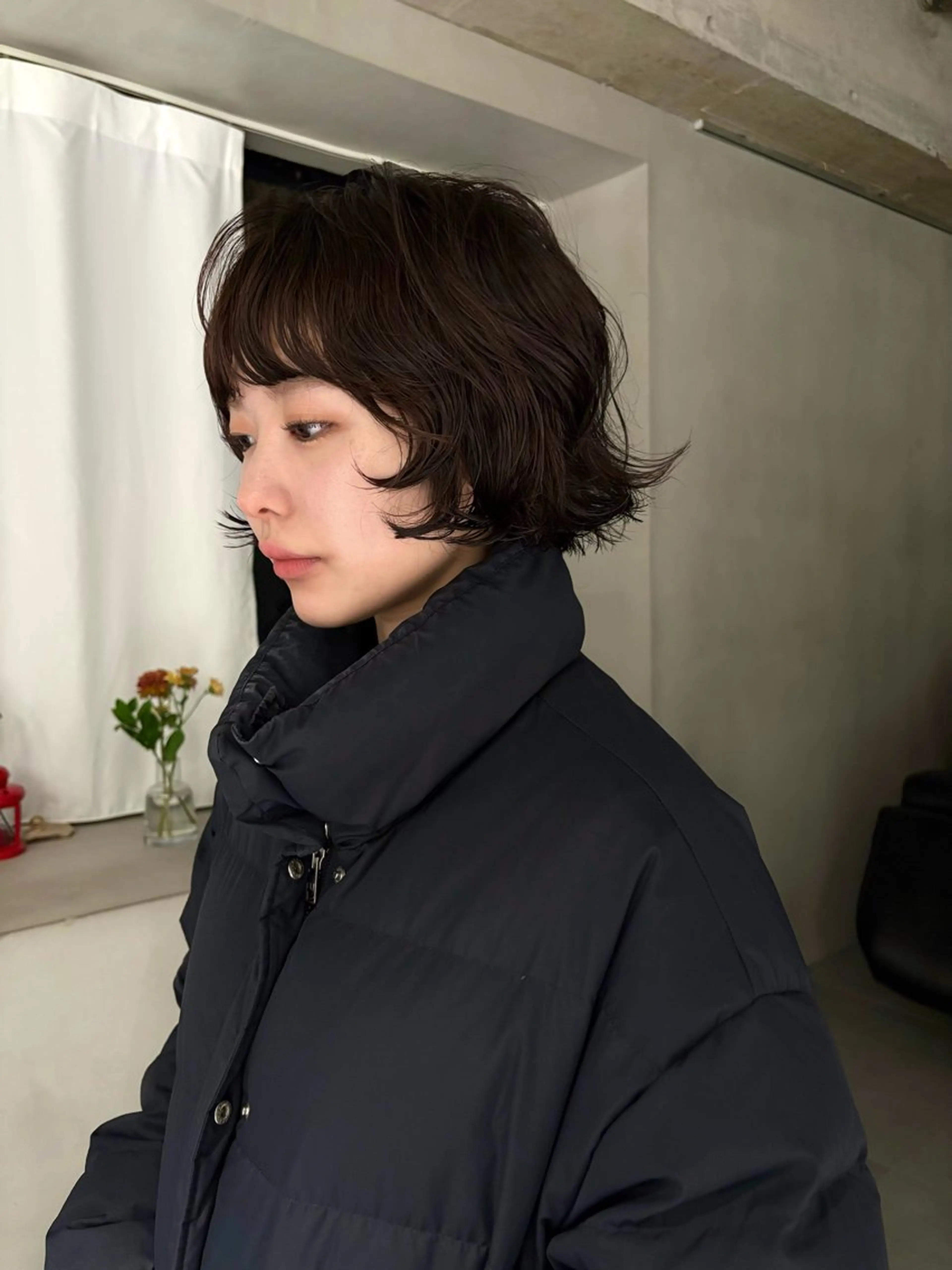 ショート カット パーマ FILMS 綾菜のヘアスタイル