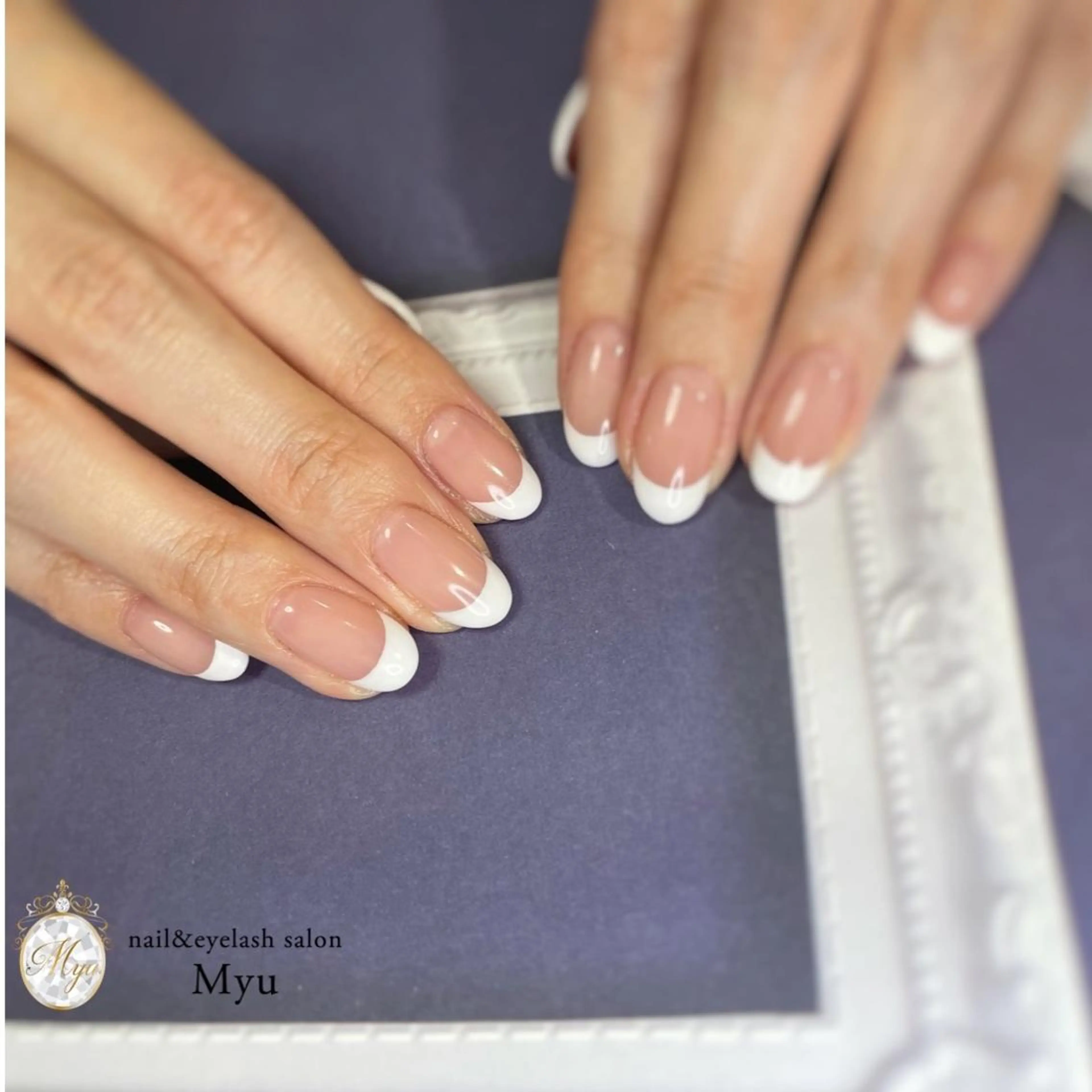 【オフなしの方】フレンチネイル&ラメライン無料♪の写真