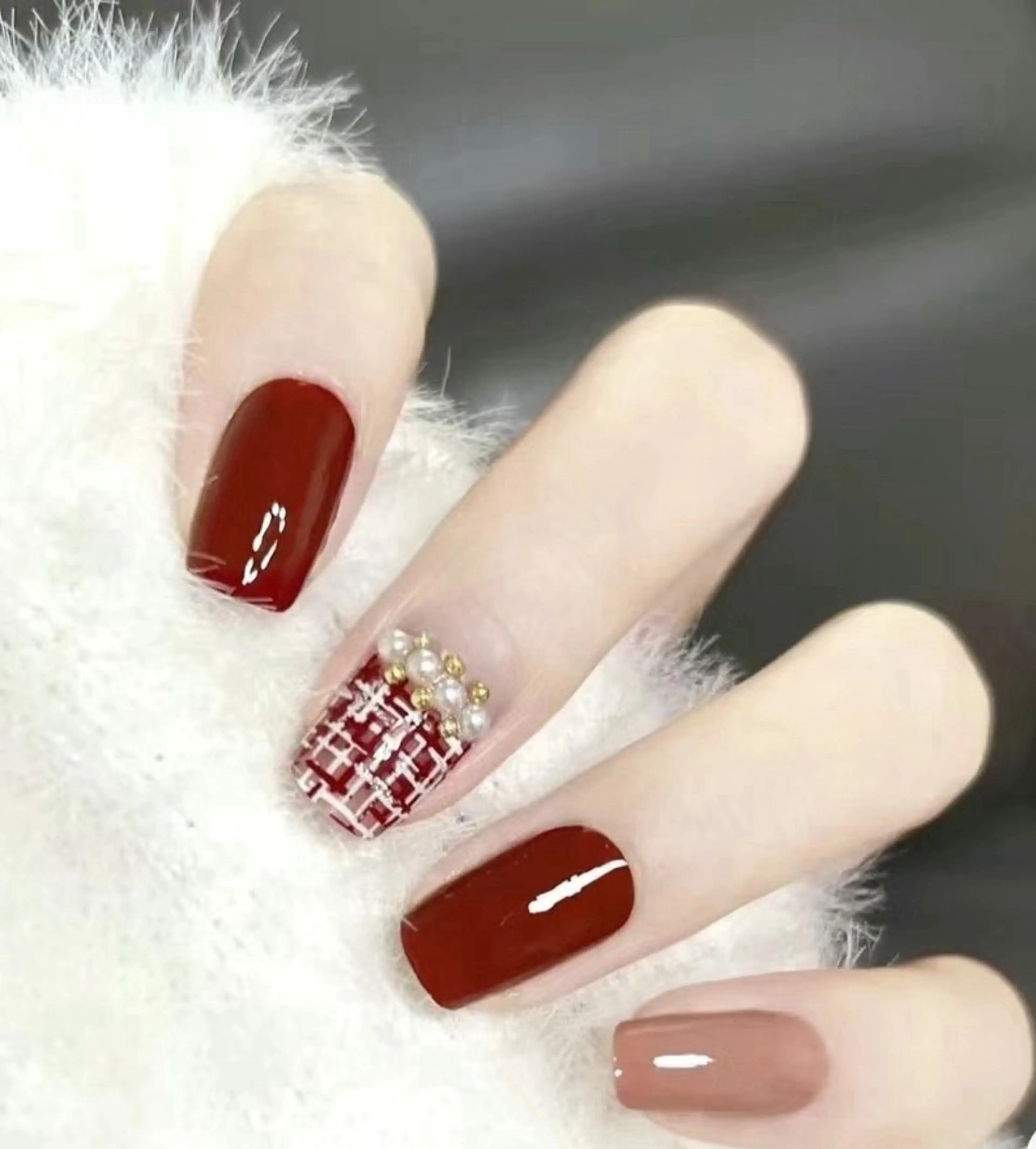 ネイル フットネイル フレンチネイル ジェルネイル ゴージャス ハート MoonNail ユリ🌸のネイルデザイン