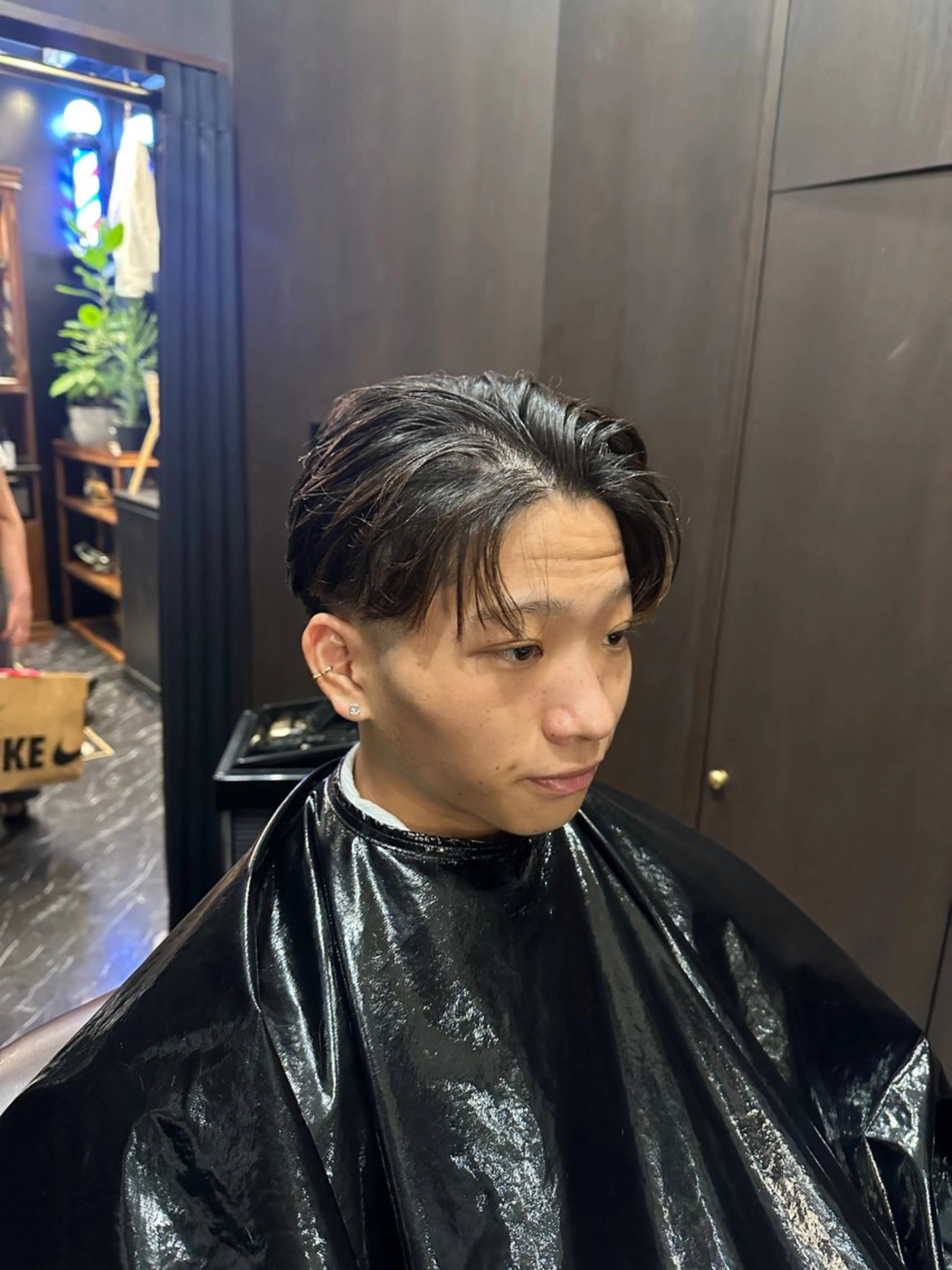 ミディアム 福満 拓のヘアスタイル