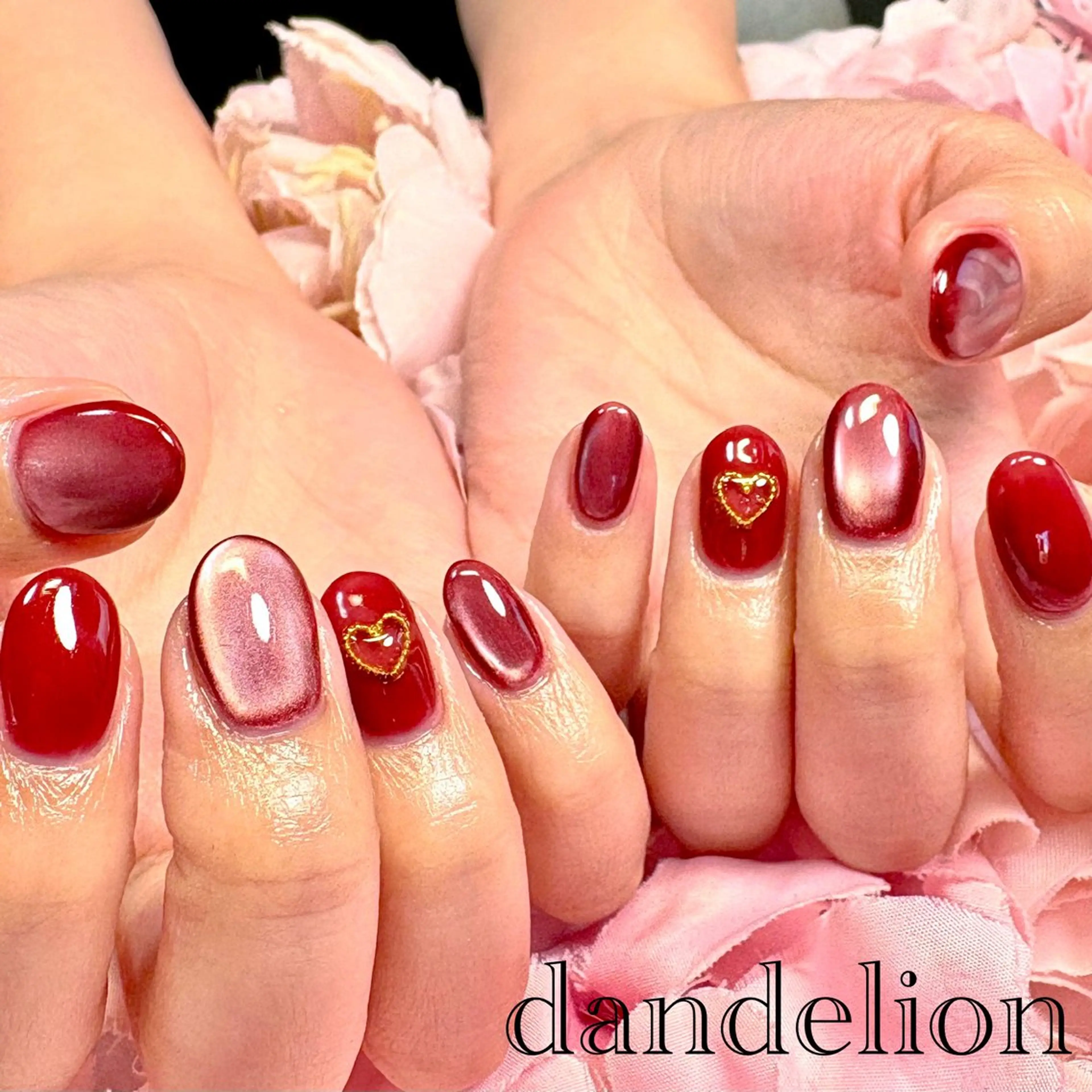 ネイル ハンドネイル ハンドケア dandelion ダンデライオンのネイルデザイン