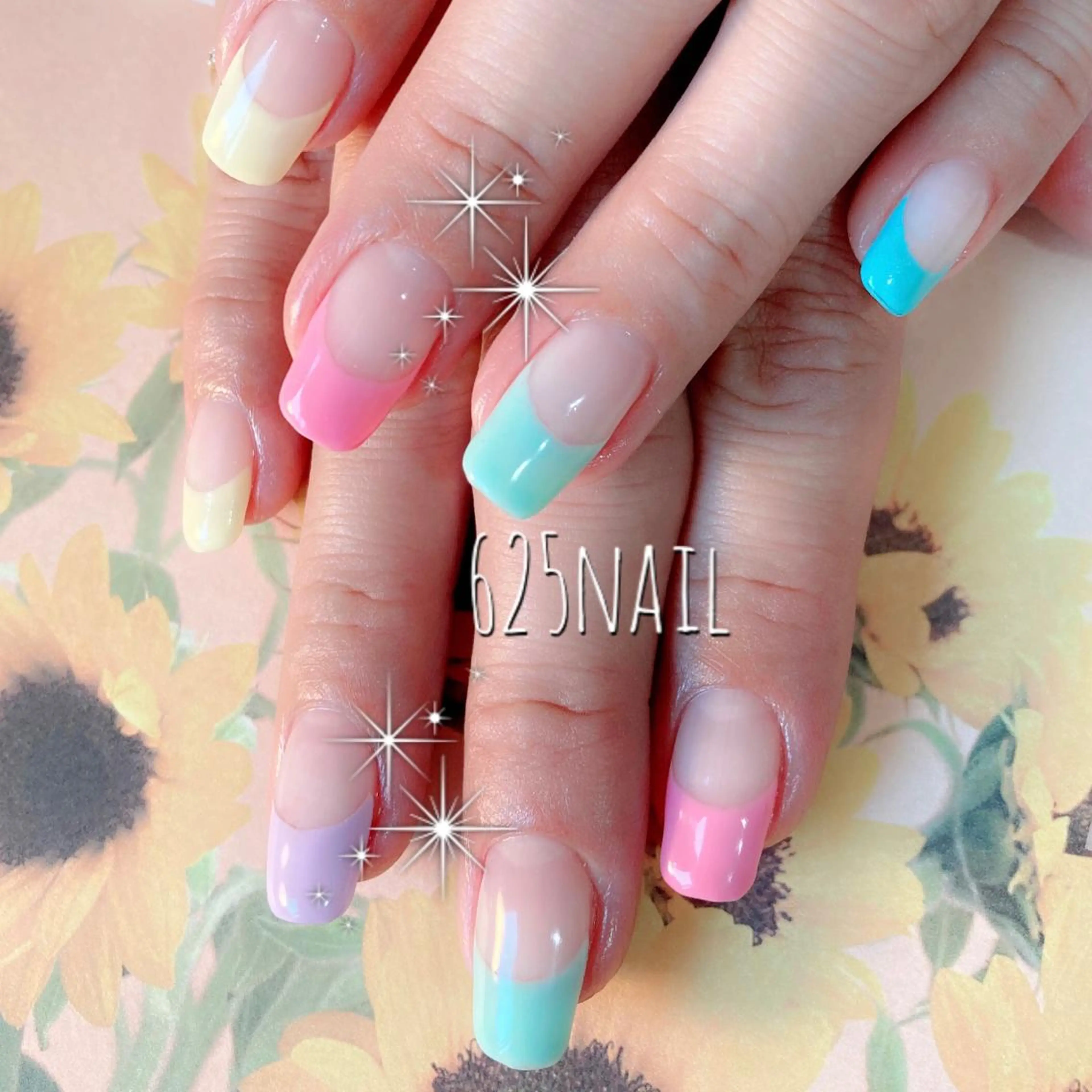 ネイル ハンドネイル 625nail 無料P有/春日白水のネイルデザイン
