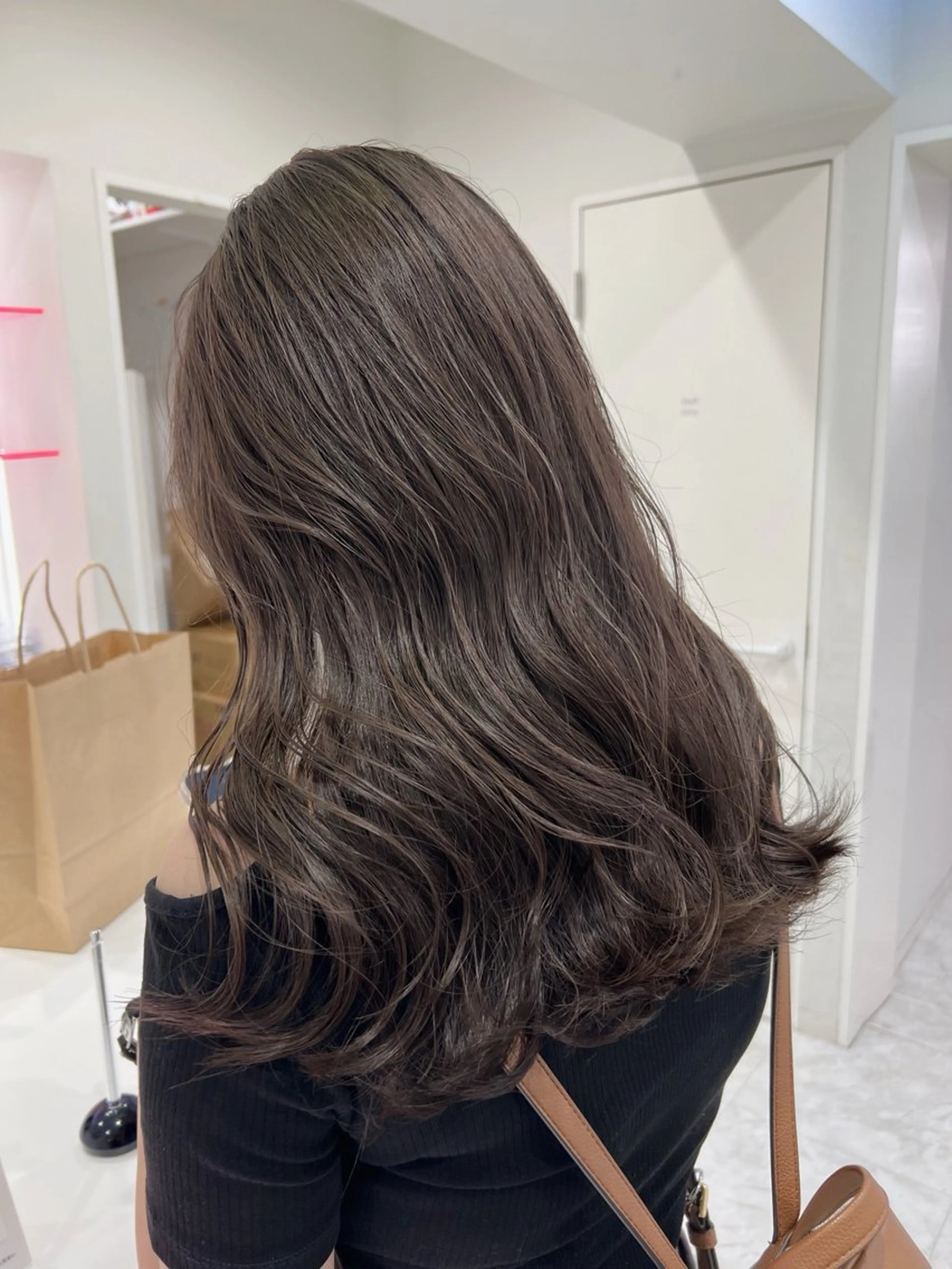 セミロング カラー カット ヘアカラー トリートメント ヘッドスパ ヘアセット 韓国トレンドカット カラー🤍しゅうじのヘアスタイル