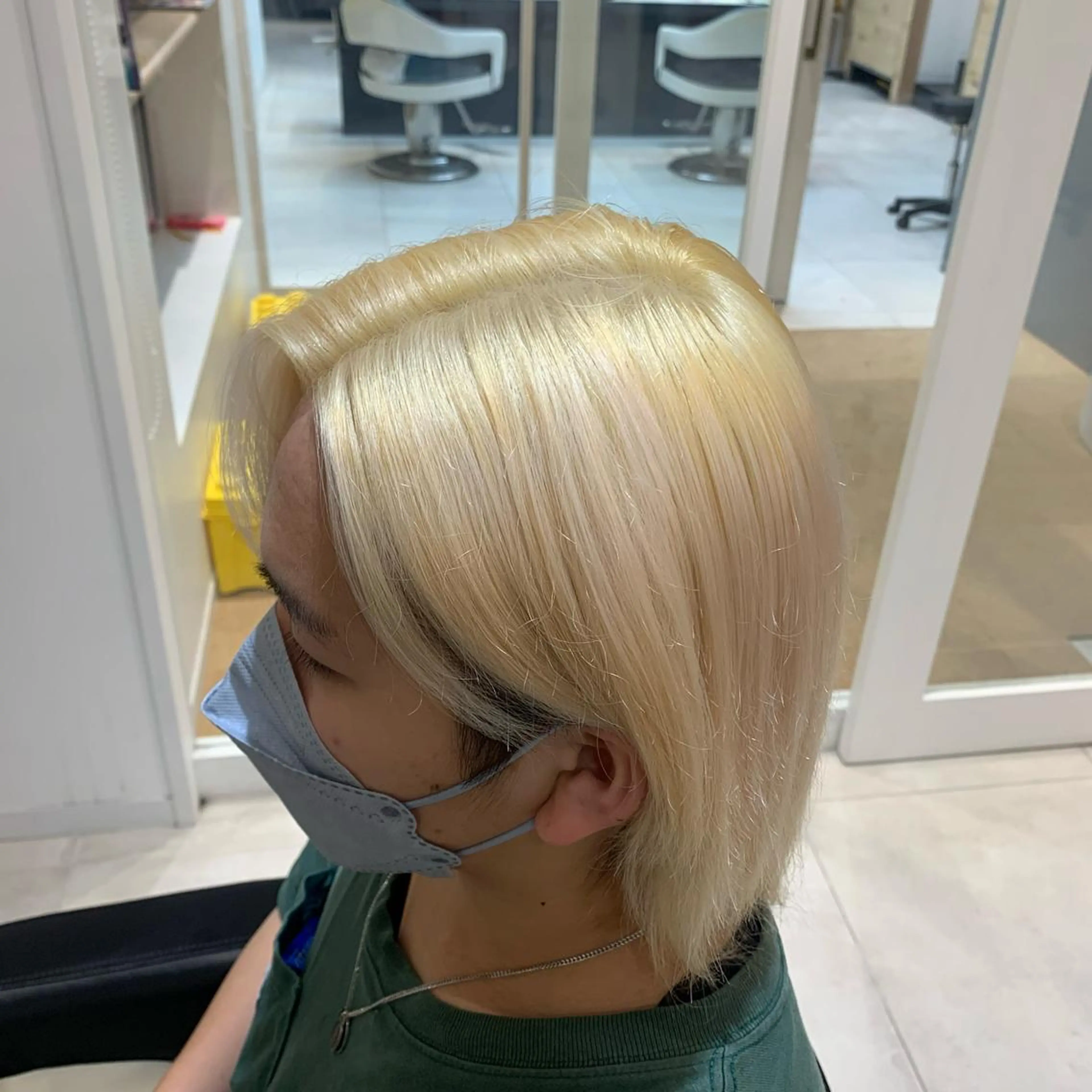 カラー メンズ ブリーチパーマ🌍 正木天のヘアスタイル