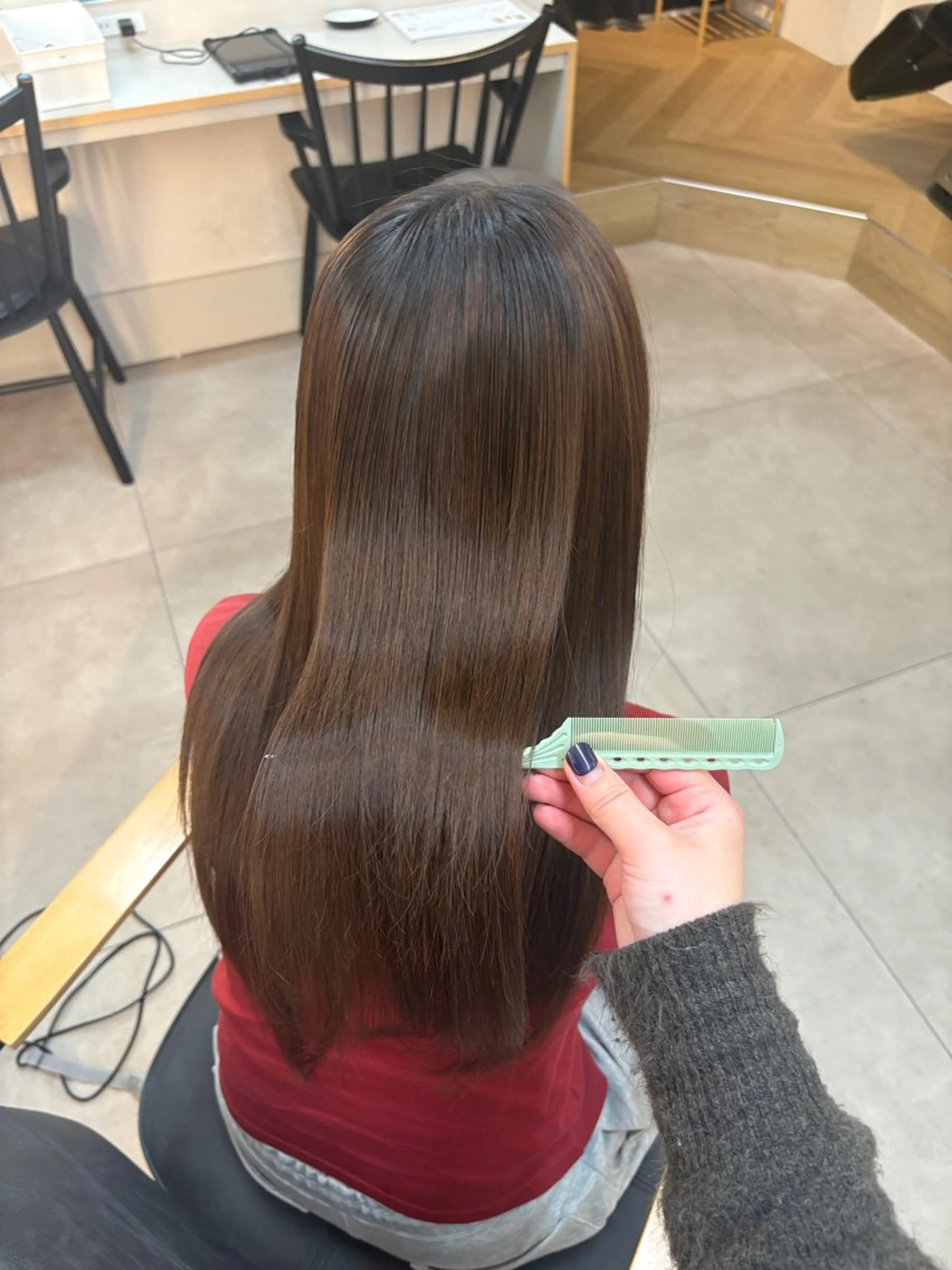 殿守 優貴のヘアスタイル