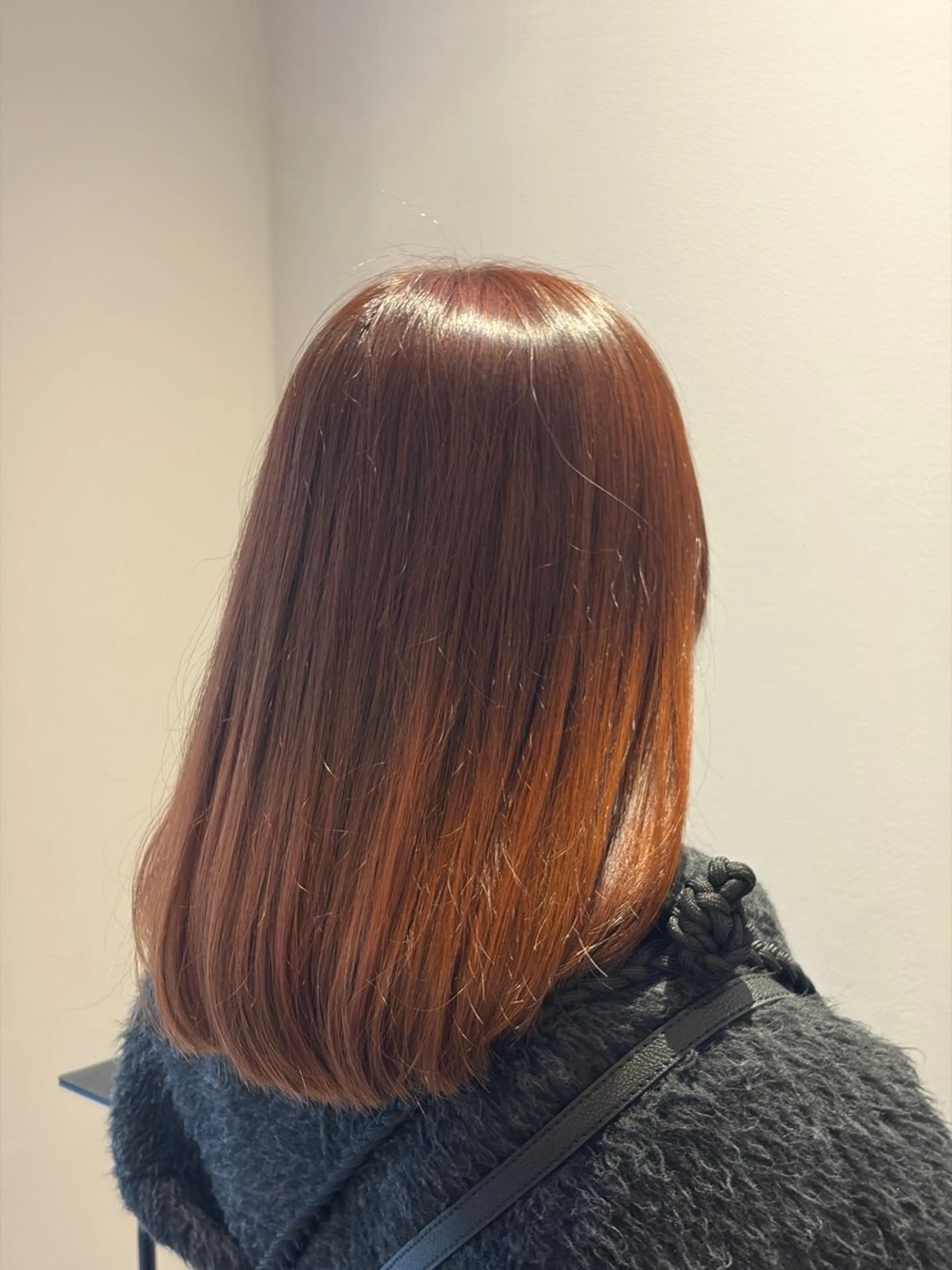 セミロング ヘアカラー 神楽坂|ヘッドスパ |艶髪|松本あきほのヘアスタイル