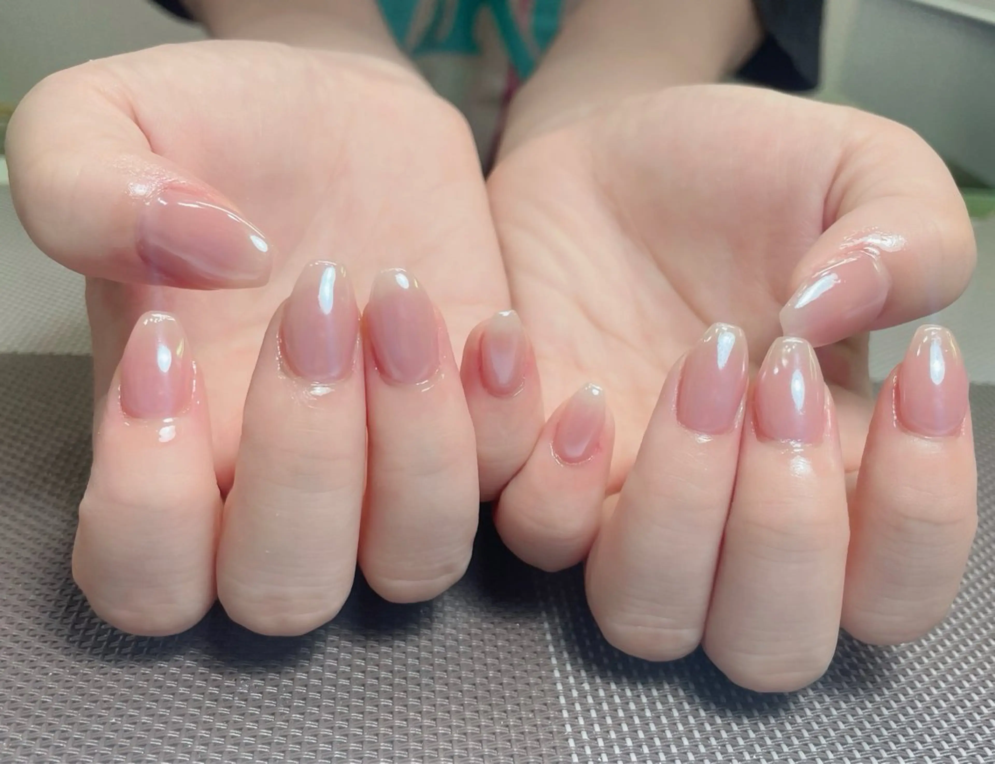 ネイル フレンチネイル ガーリー ハート キラキラネイル 韓国ネイル 中野駅から2分 MEO NAILのネイルデザイン