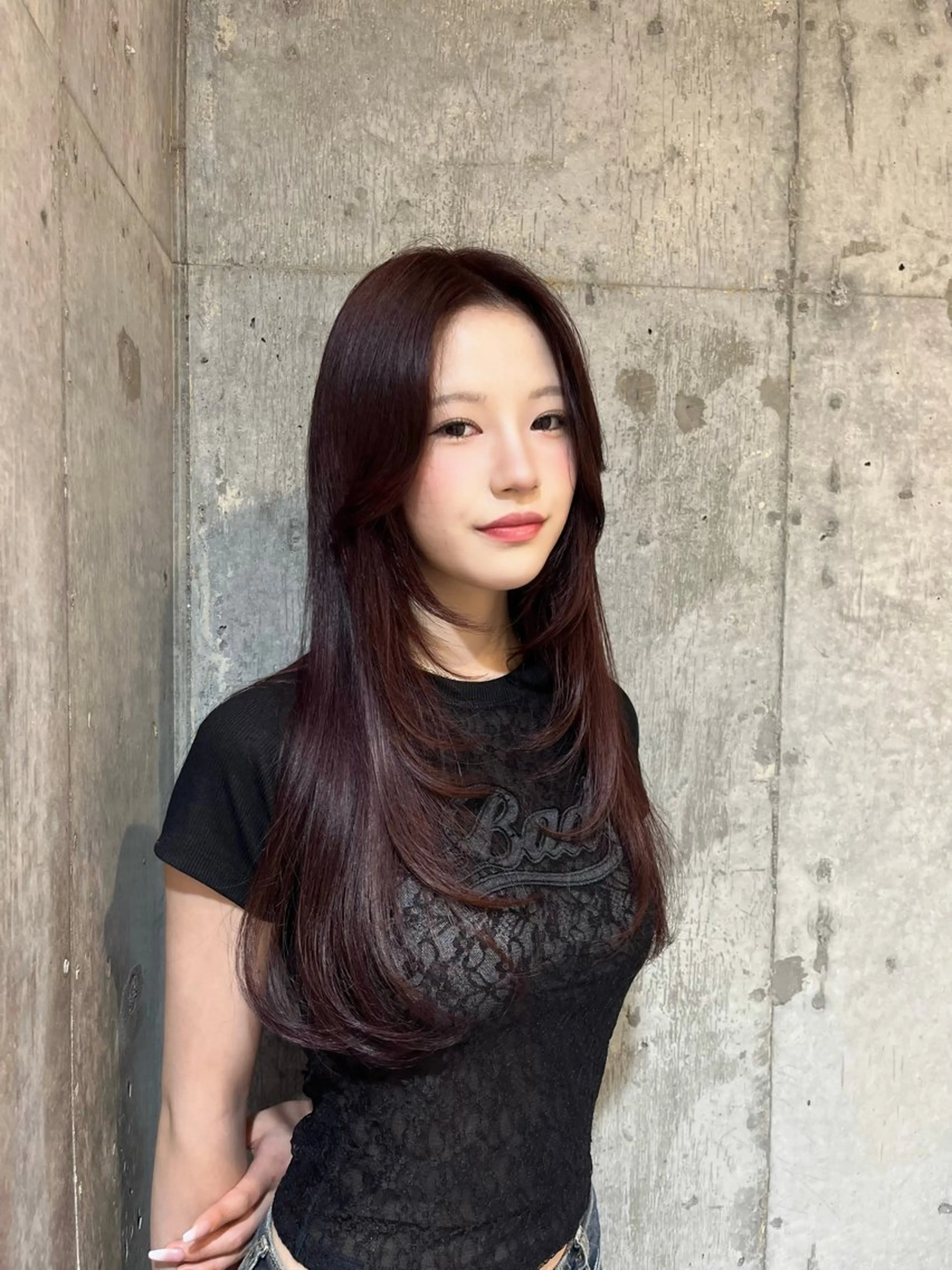 ロング カット ヘアカラー レイヤーカット 新宿🤍Maiのヘアスタイル