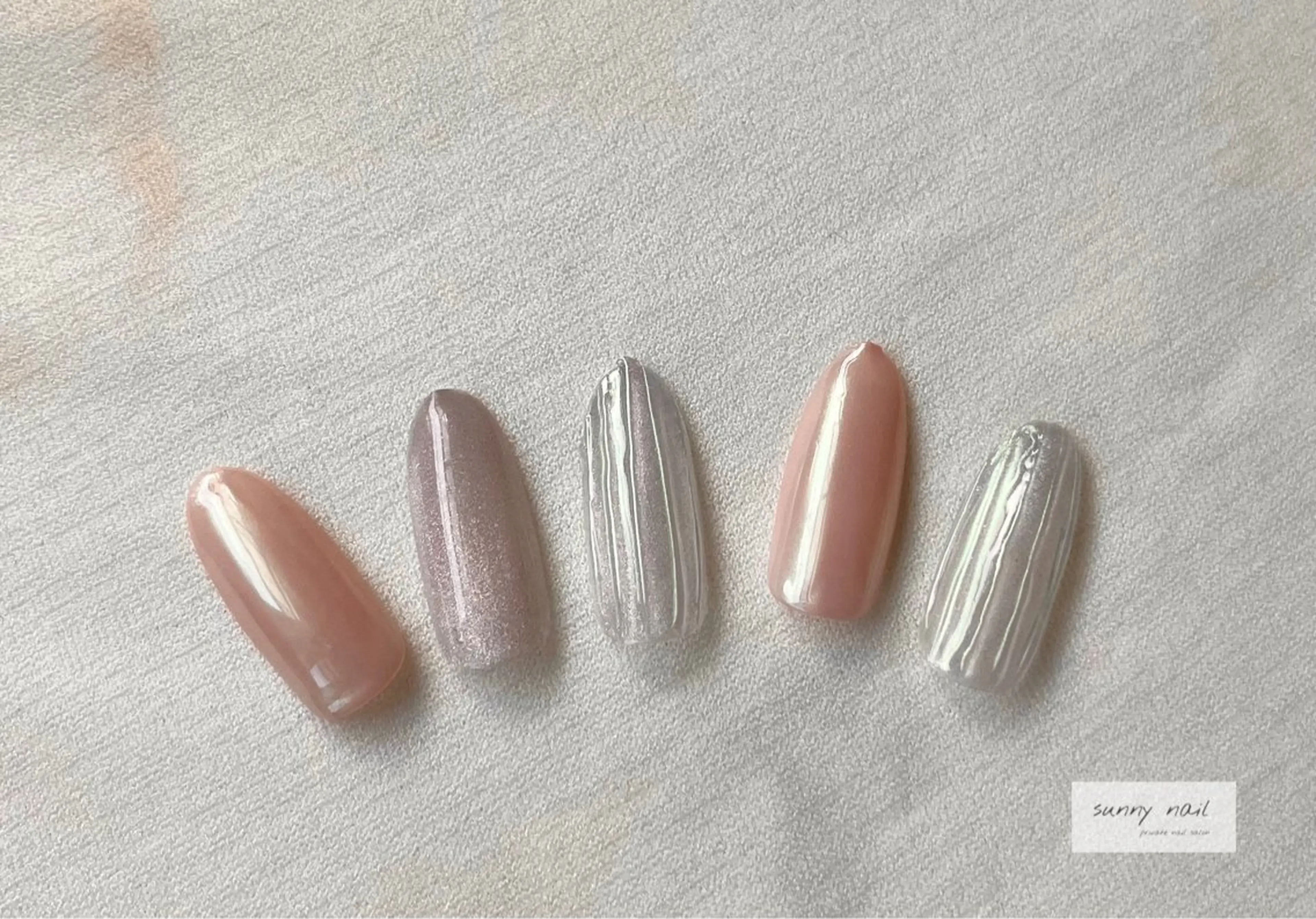 ネイル オーロラネイル マグネットネイル sunny nailのネイルデザイン