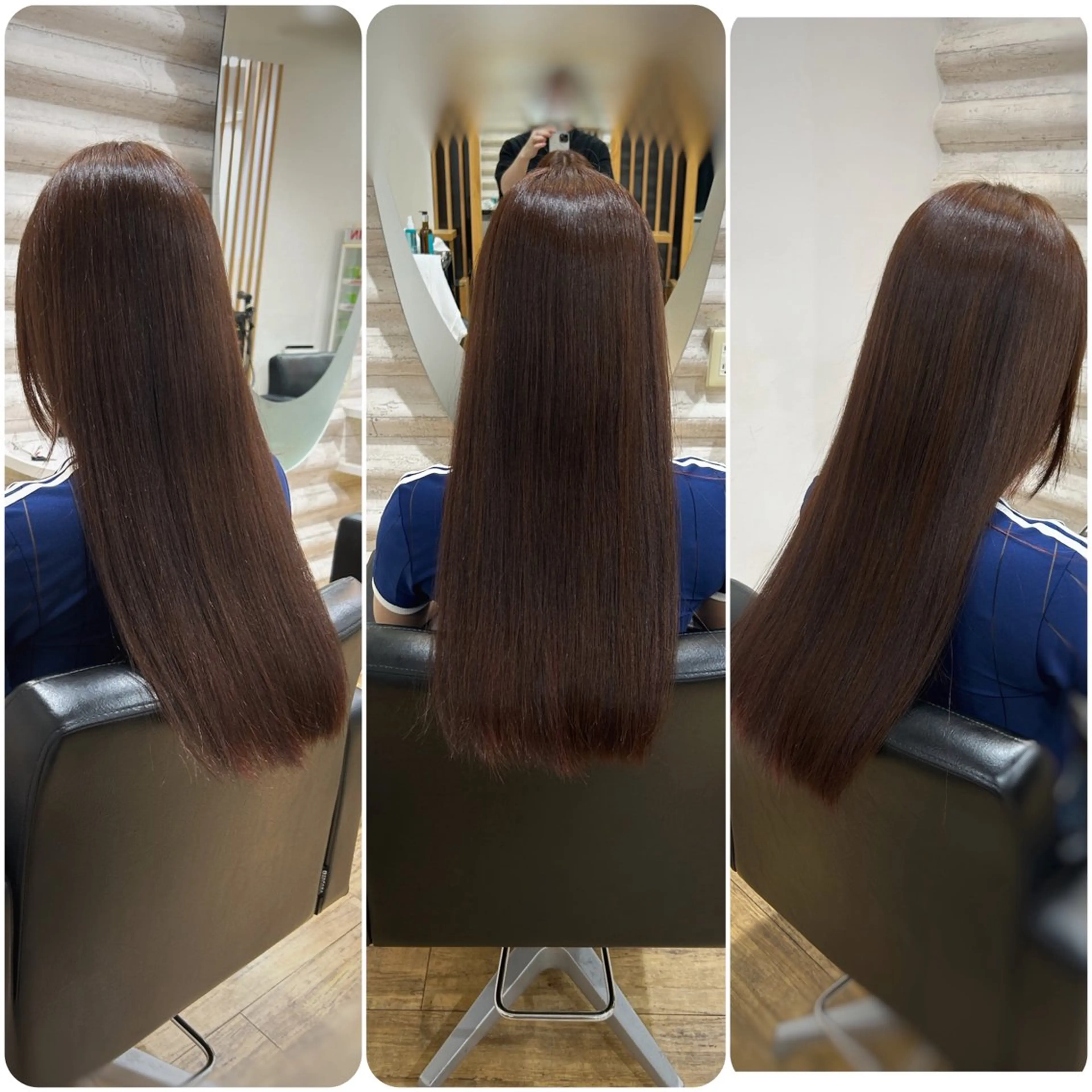 ロング カラー 髪質改善 KON|ごまかさない 艶。酸熱×精密カットのヘアスタイル