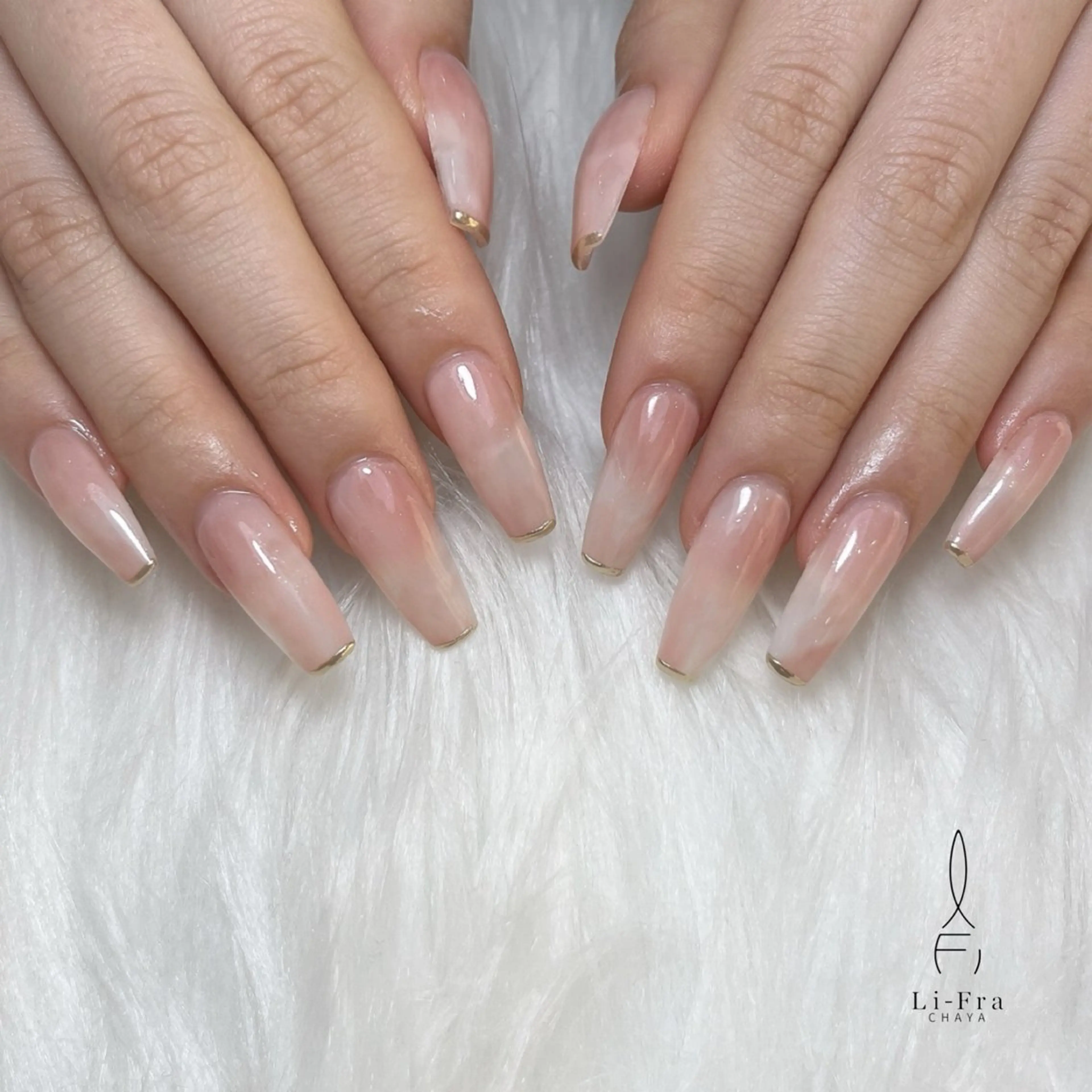 ネイル ネイルチップ Li-Fra JINNOのネイルデザイン
