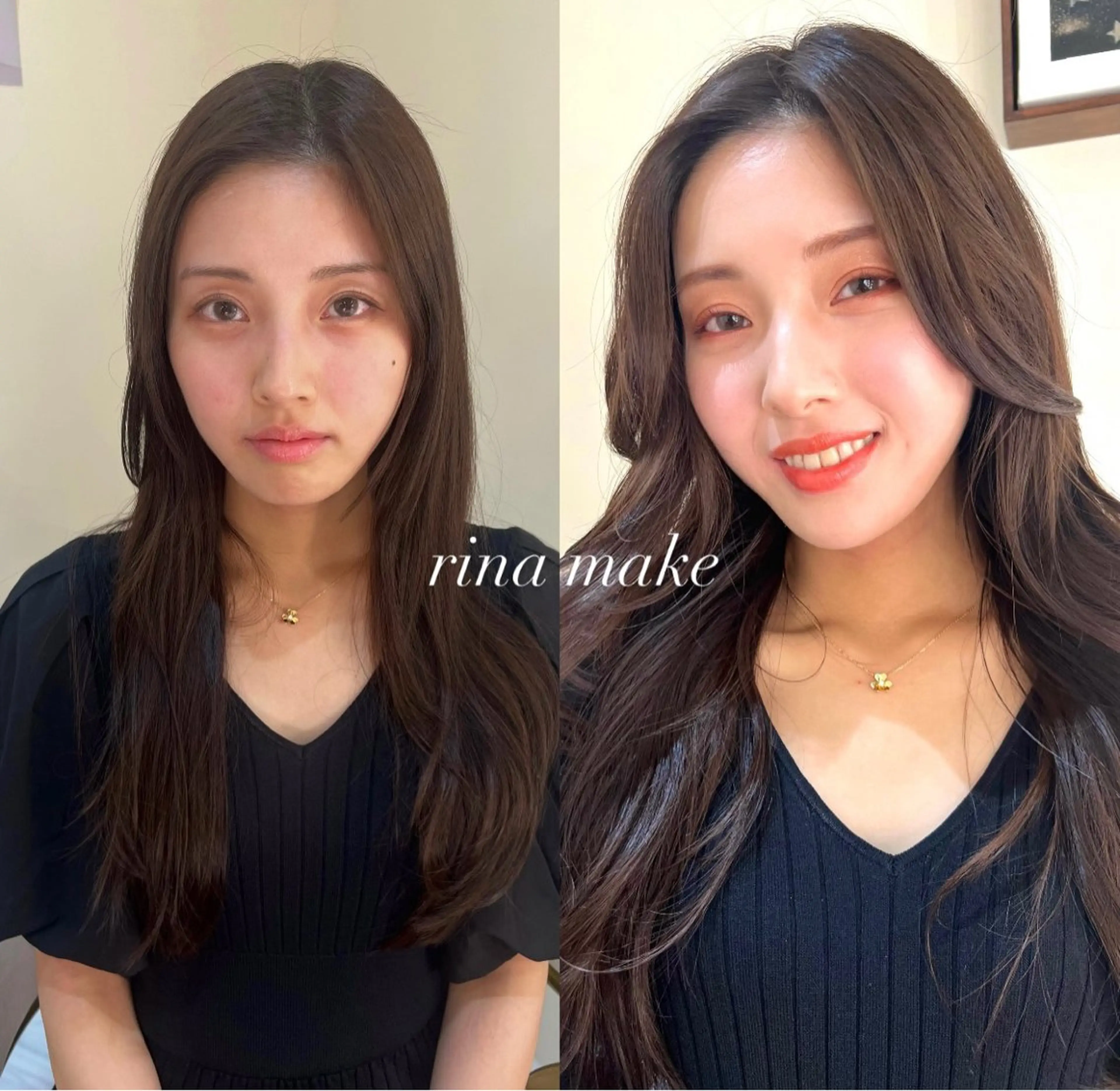 ロング カラー ヘアアレンジ レイヤーカット🤍 RINAのヘアスタイル