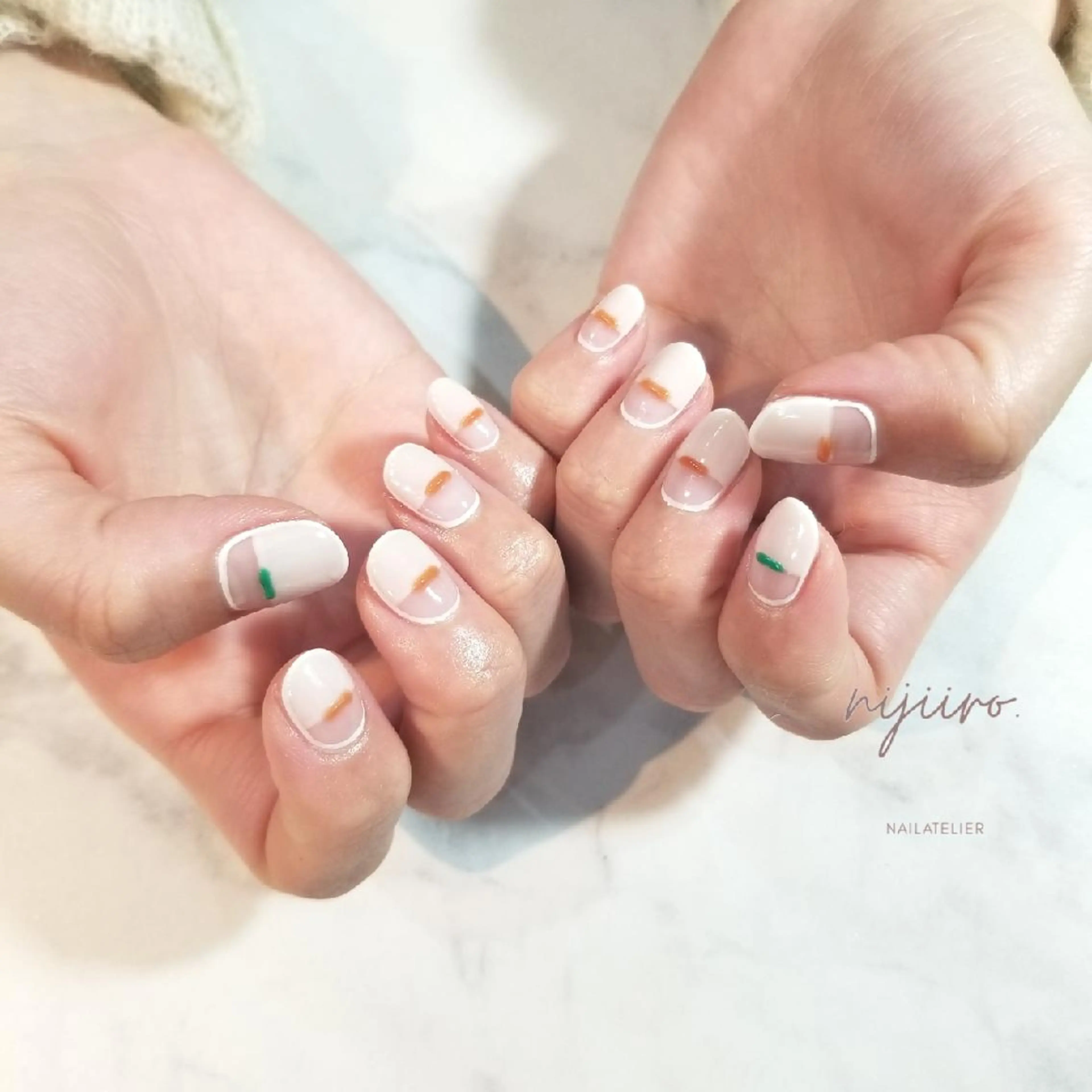 ネイル ハンドネイル nijiiro🌈 サトウのネイルデザイン