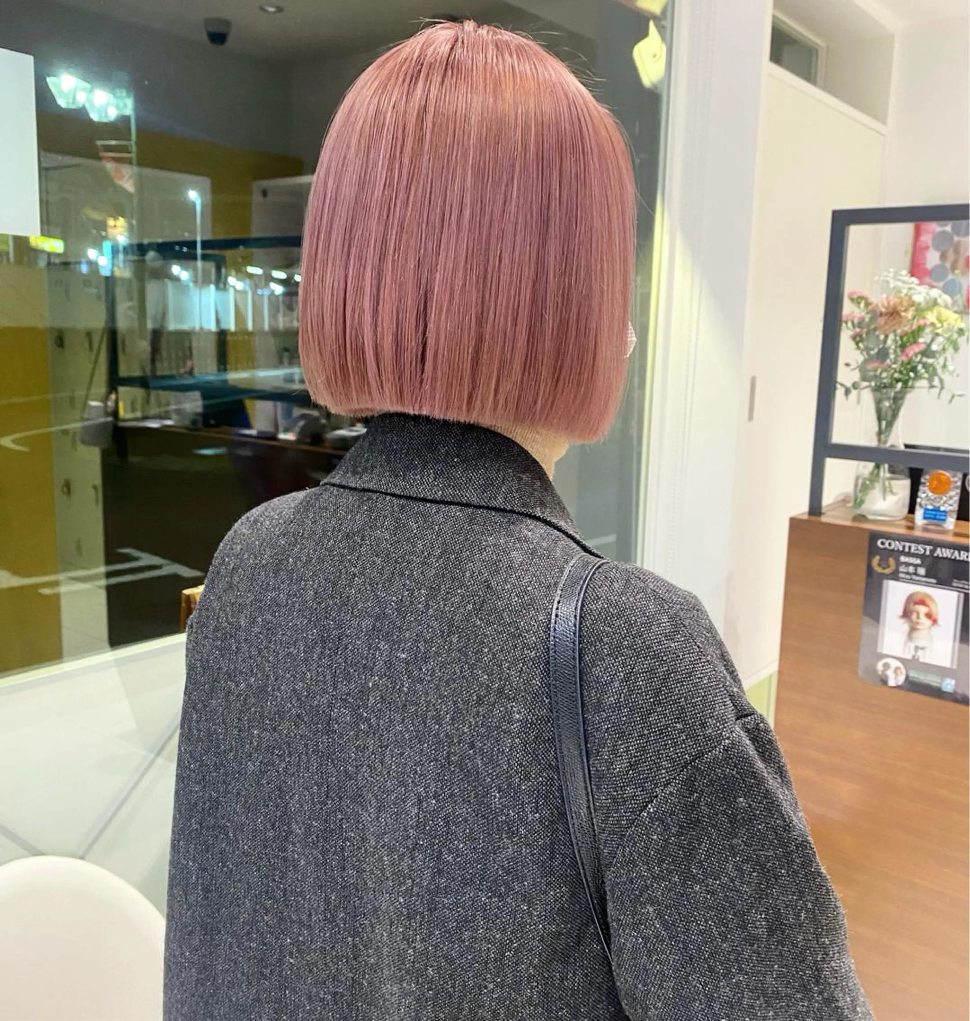 ショート カラー ウルフカット ハッシュカット/七海のヘアスタイル