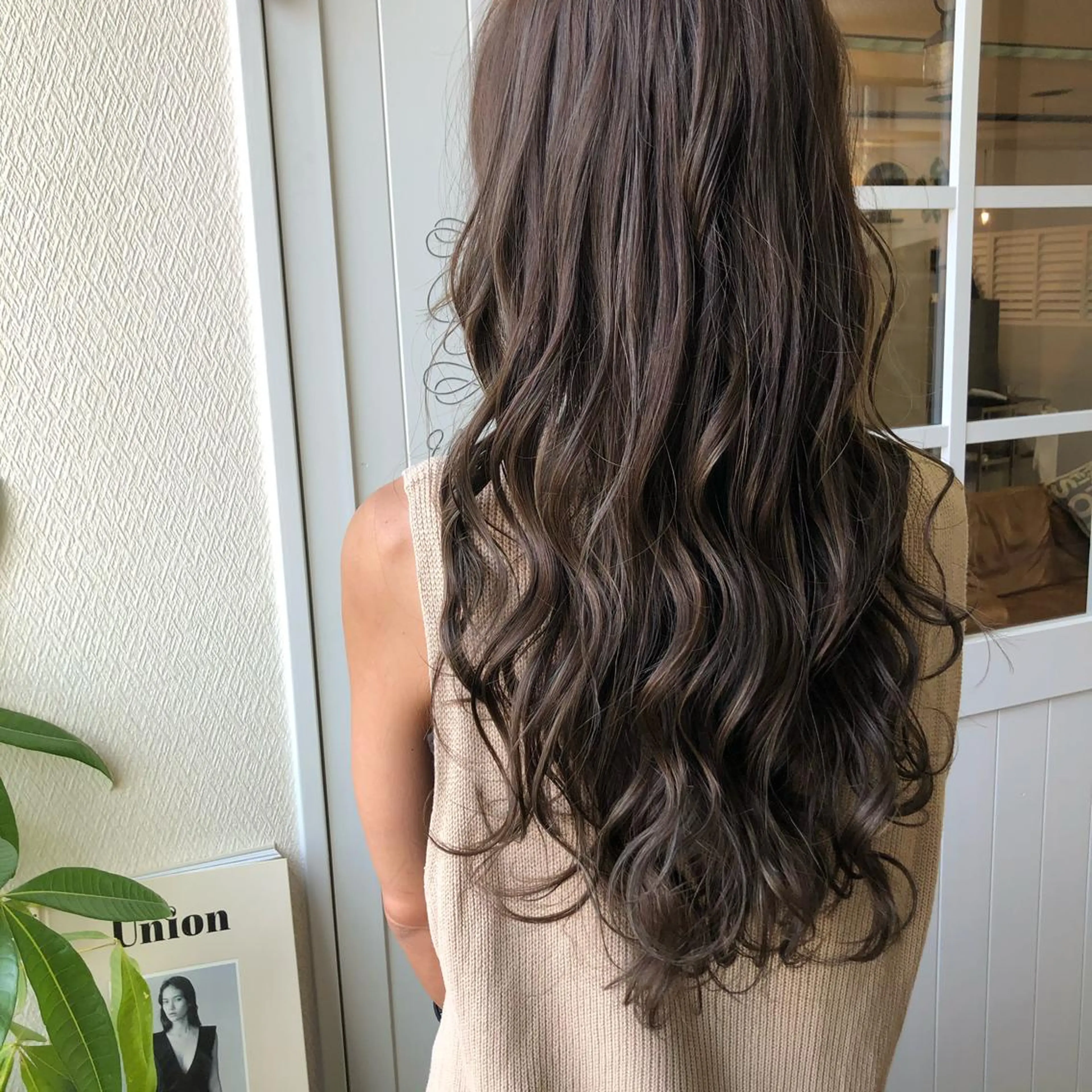 ロング カラー アッシュ ハイライトカラー イルミナカラー インナーカラー ハイライト 江上拓郎/ショート /酸性ストレートのヘアスタイル