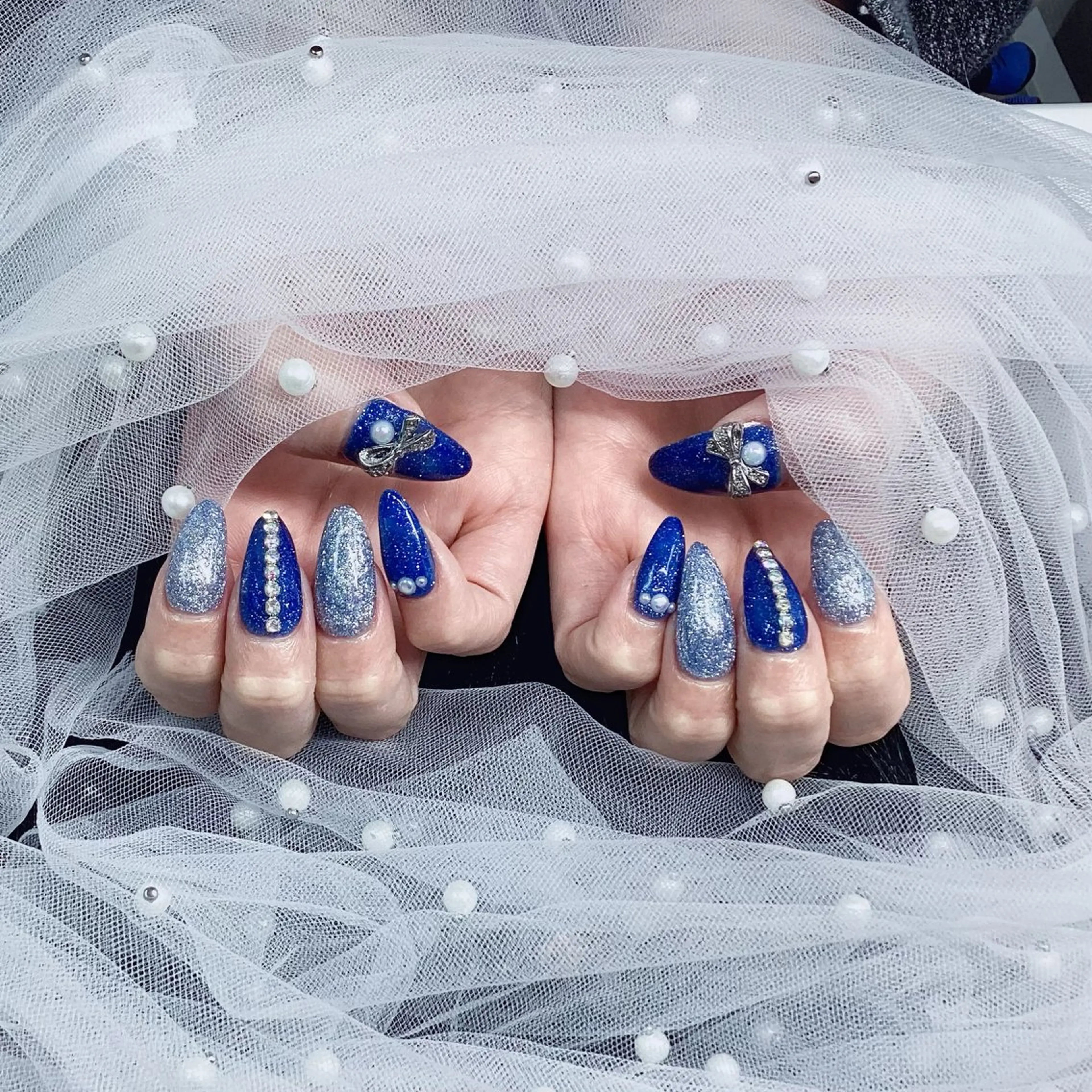 ネイル パーツ全部¥110 サロンミミのネイルデザイン