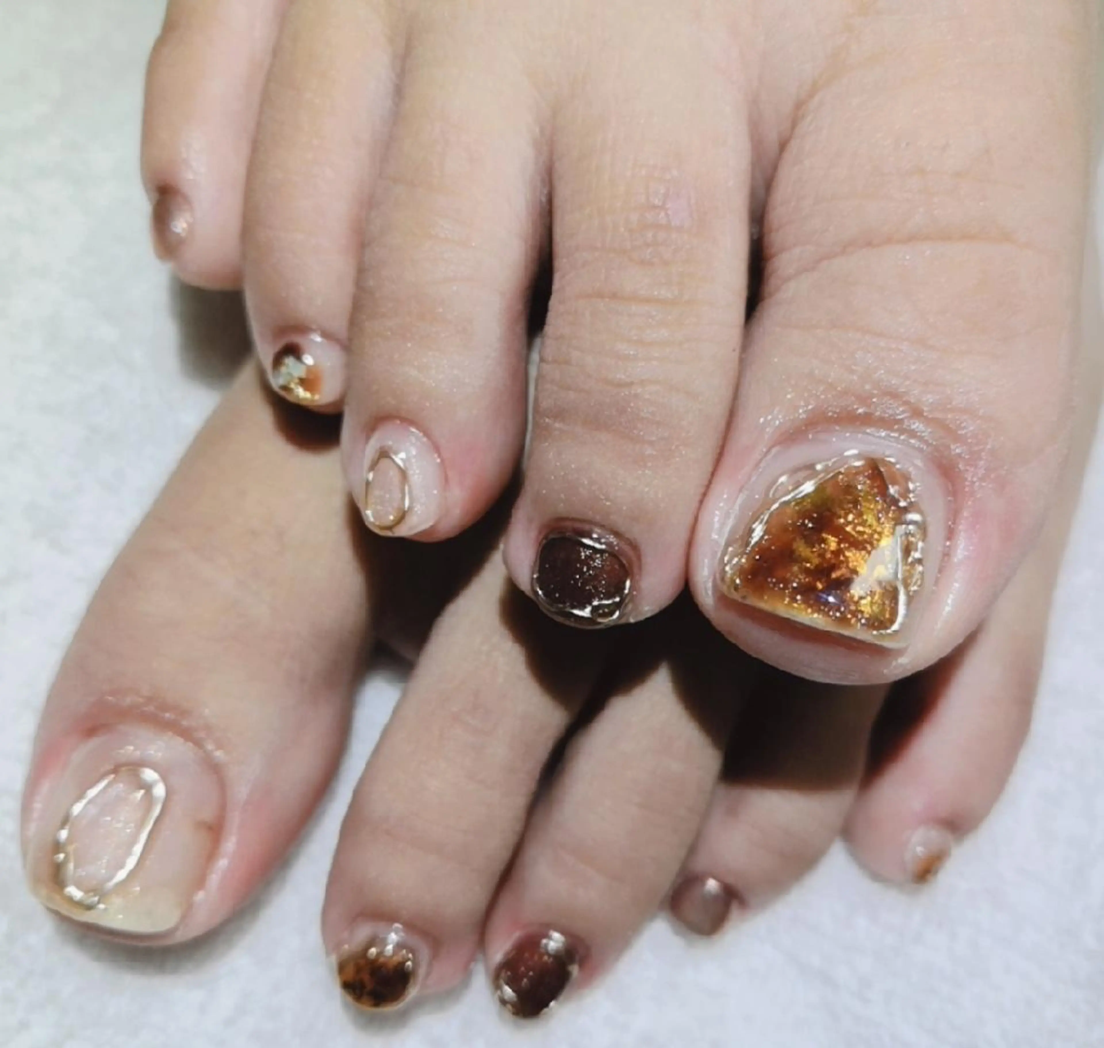 ネイル フットネイル nailsalon BlueDaisyのネイルデザイン