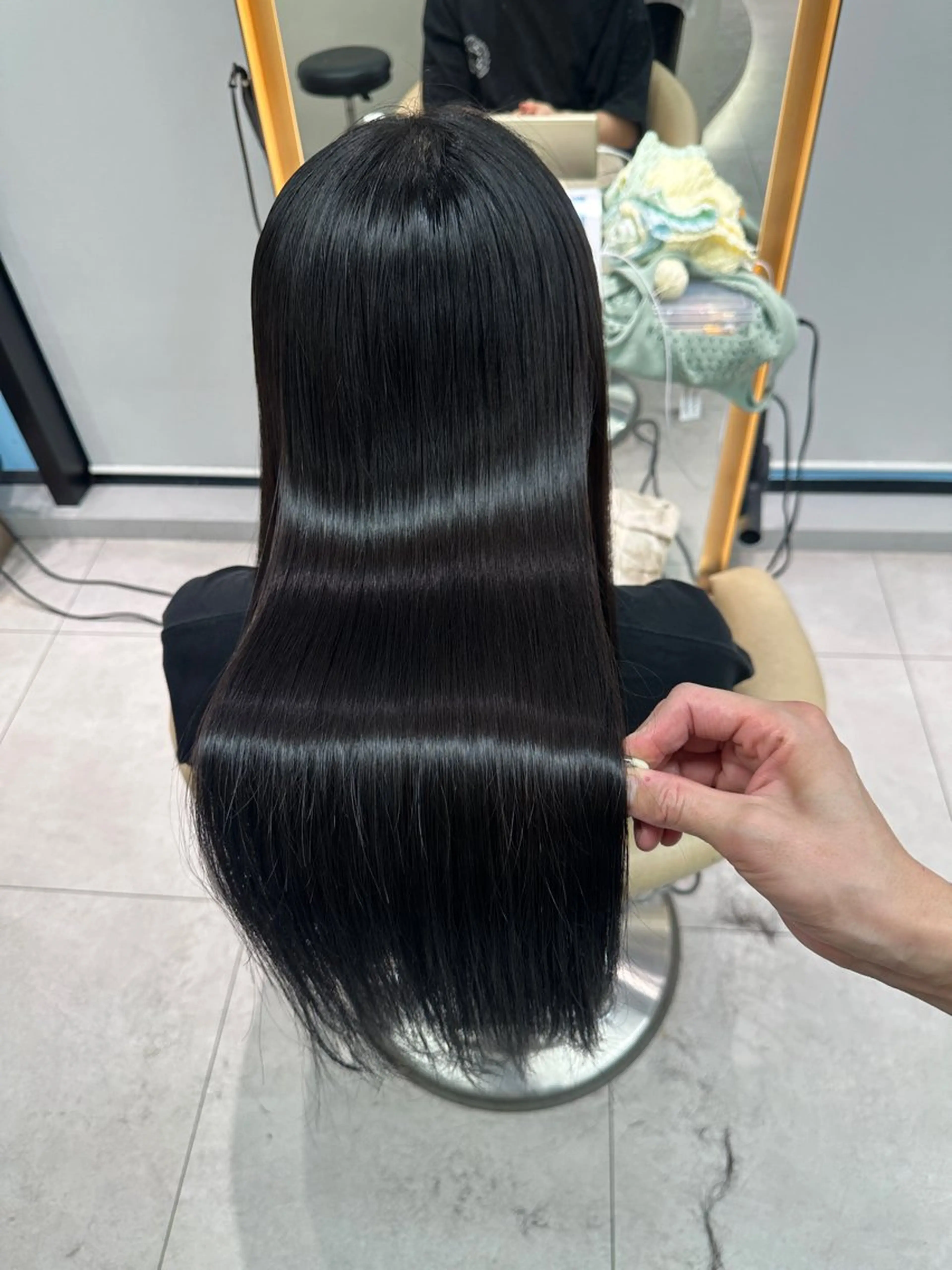 ロング カラー カット 縮毛矯正 トリートメント 《髪質改善✖️オリー ブ🧸》小嶋拓也のヘアスタイル