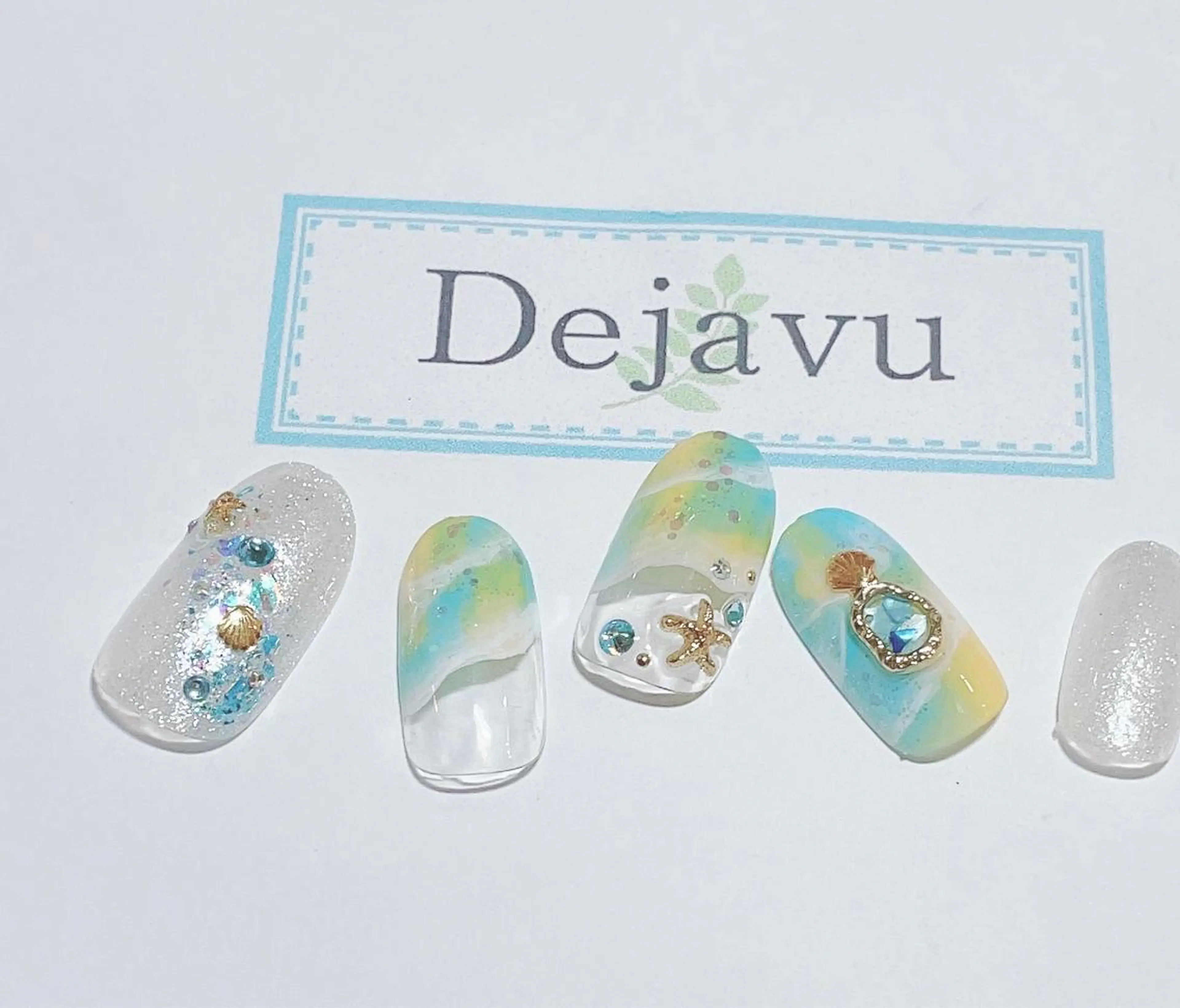 ネイル アートネイル 夏ネイル Nail salon Dejavu 🌿のネイルデザイン