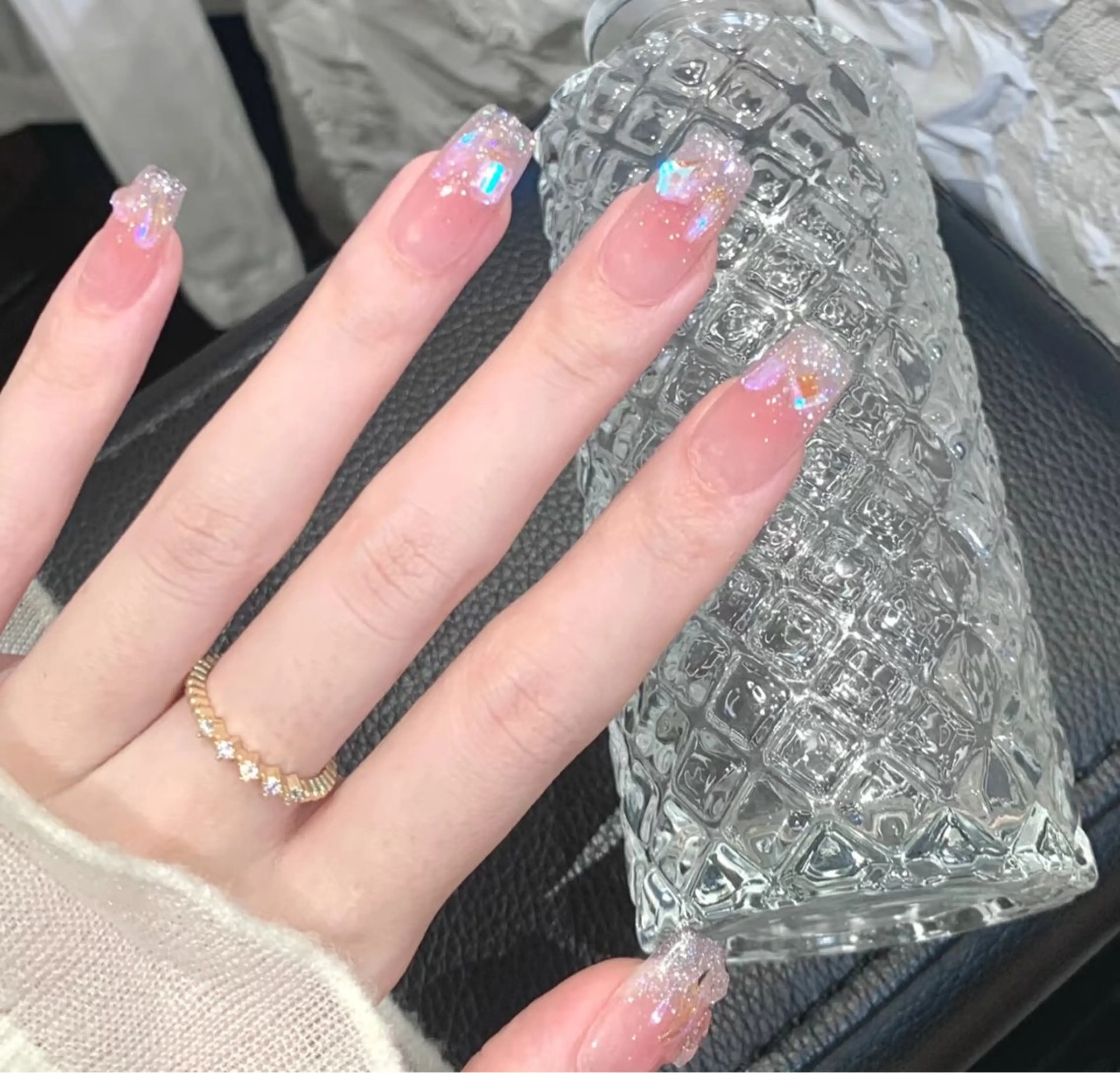 ネイル ハンドネイル MoonNail ユリ🌸のネイルデザイン