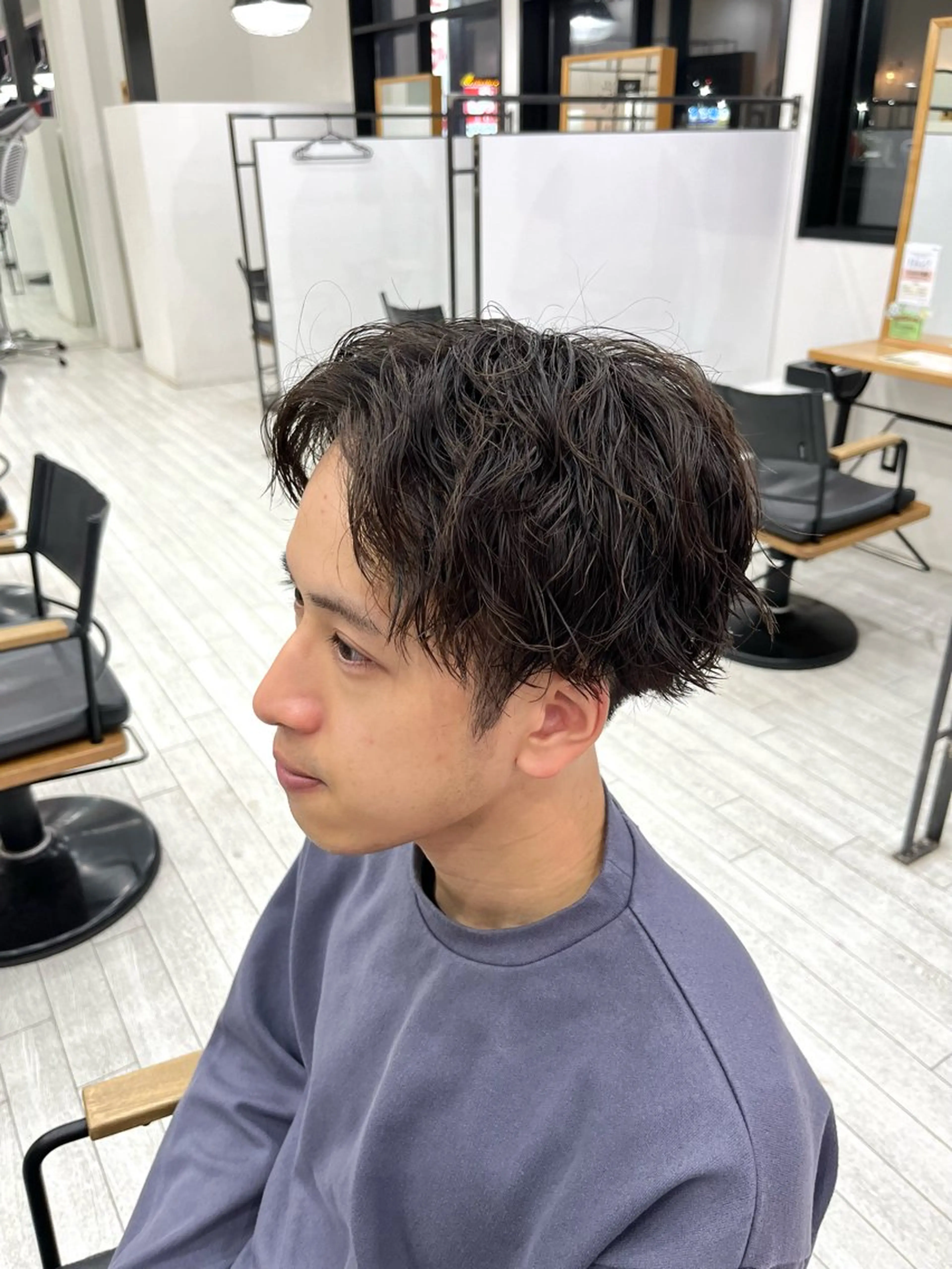 パーマ メンズ メンズパーマ ツイストスパイラルパーマ スパイラルパーマ 南雲優佑 メンズ特化のヘアスタイル