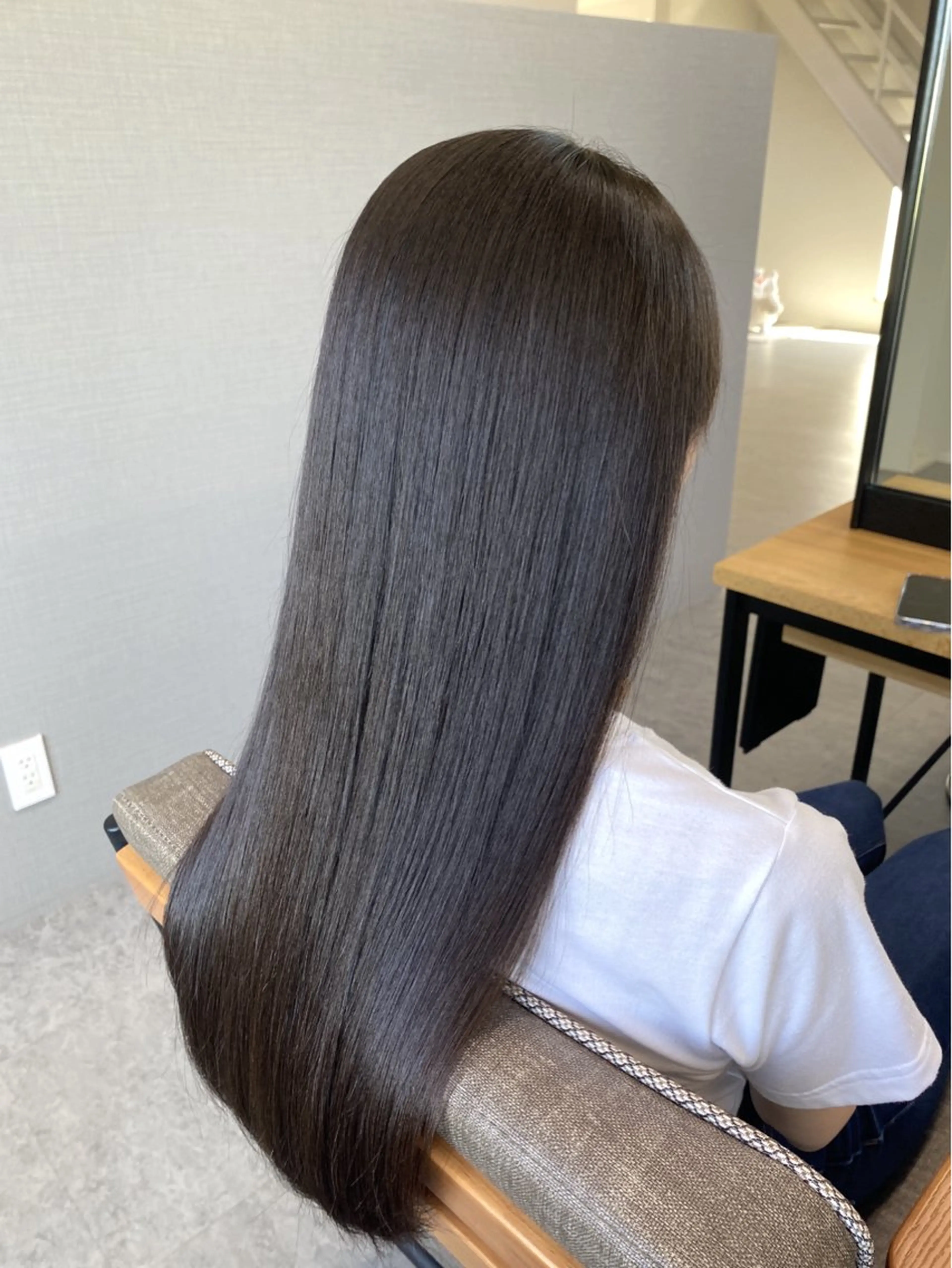 ロング くせ毛 ロング 縮毛矯正 トリートメント 松川優真 【髪質改善】のヘアスタイル