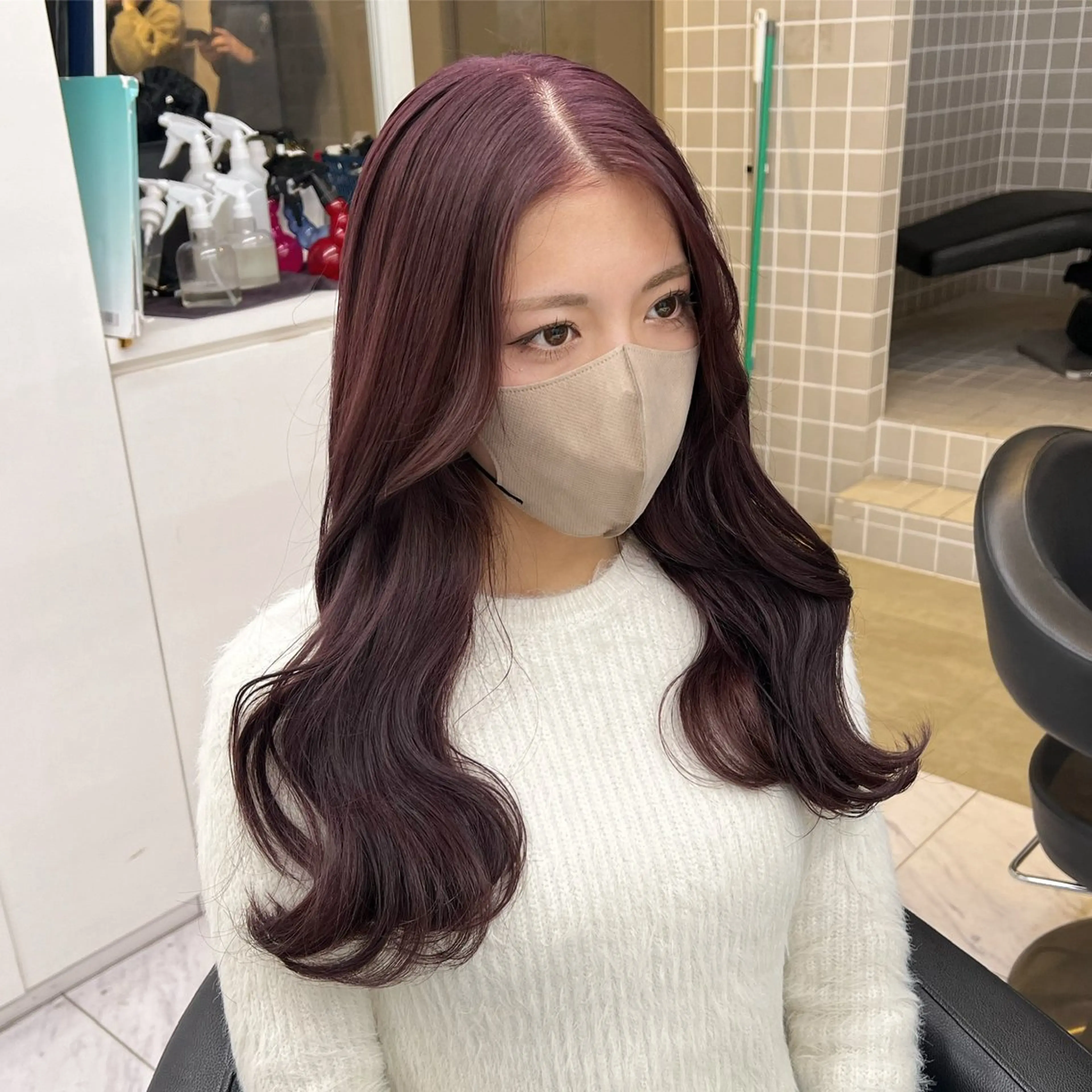 ロング カラー 💖札幌カラー 指名No.1💖玲奈のヘアスタイル