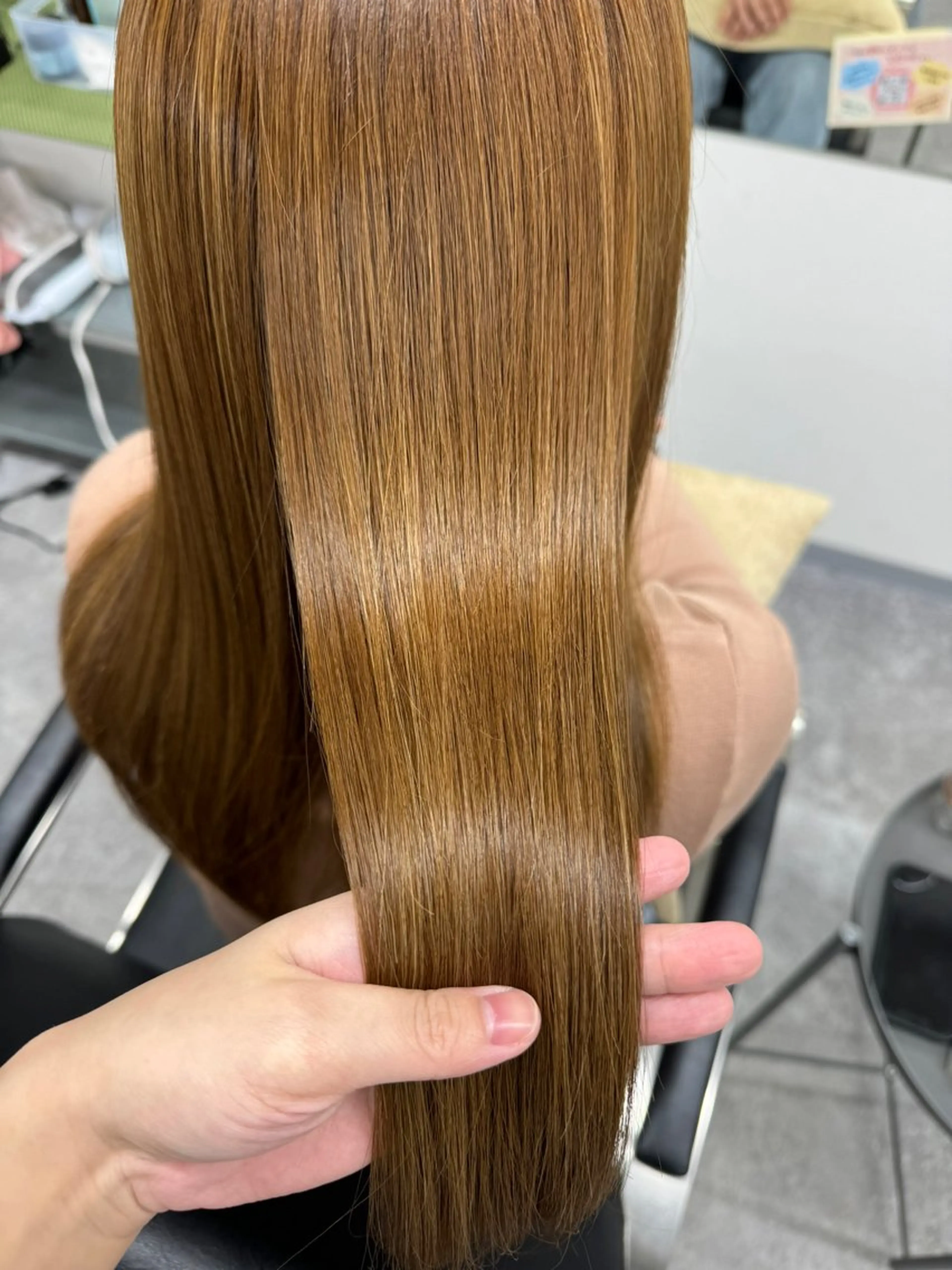 ロング 髪質改善 トリートメント 酸熱トリートメント 髪質改善メニュー 長井 美佐子のヘアスタイル