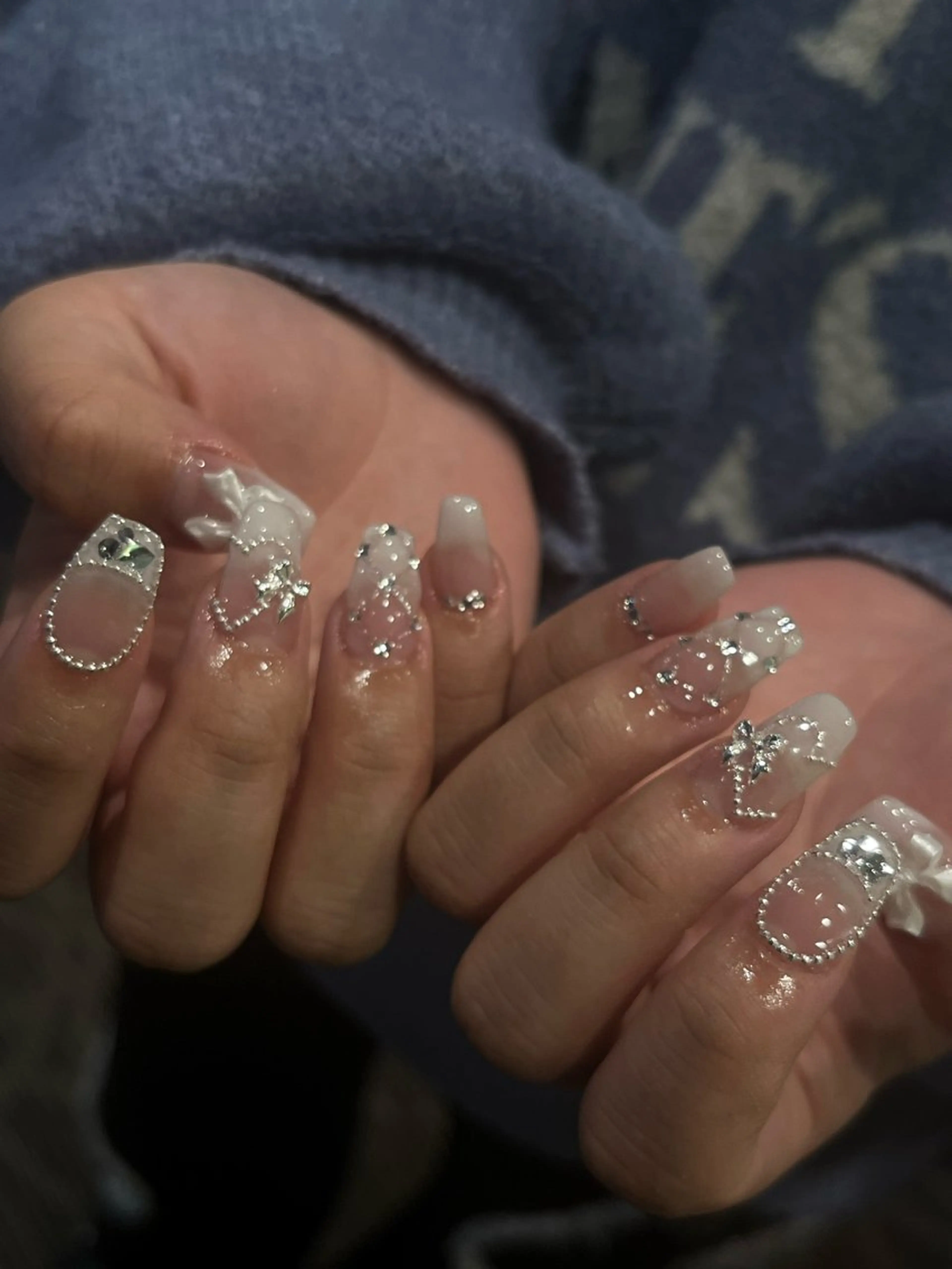 ロング ハンドネイル Nobody_ Mikieのネイルデザイン