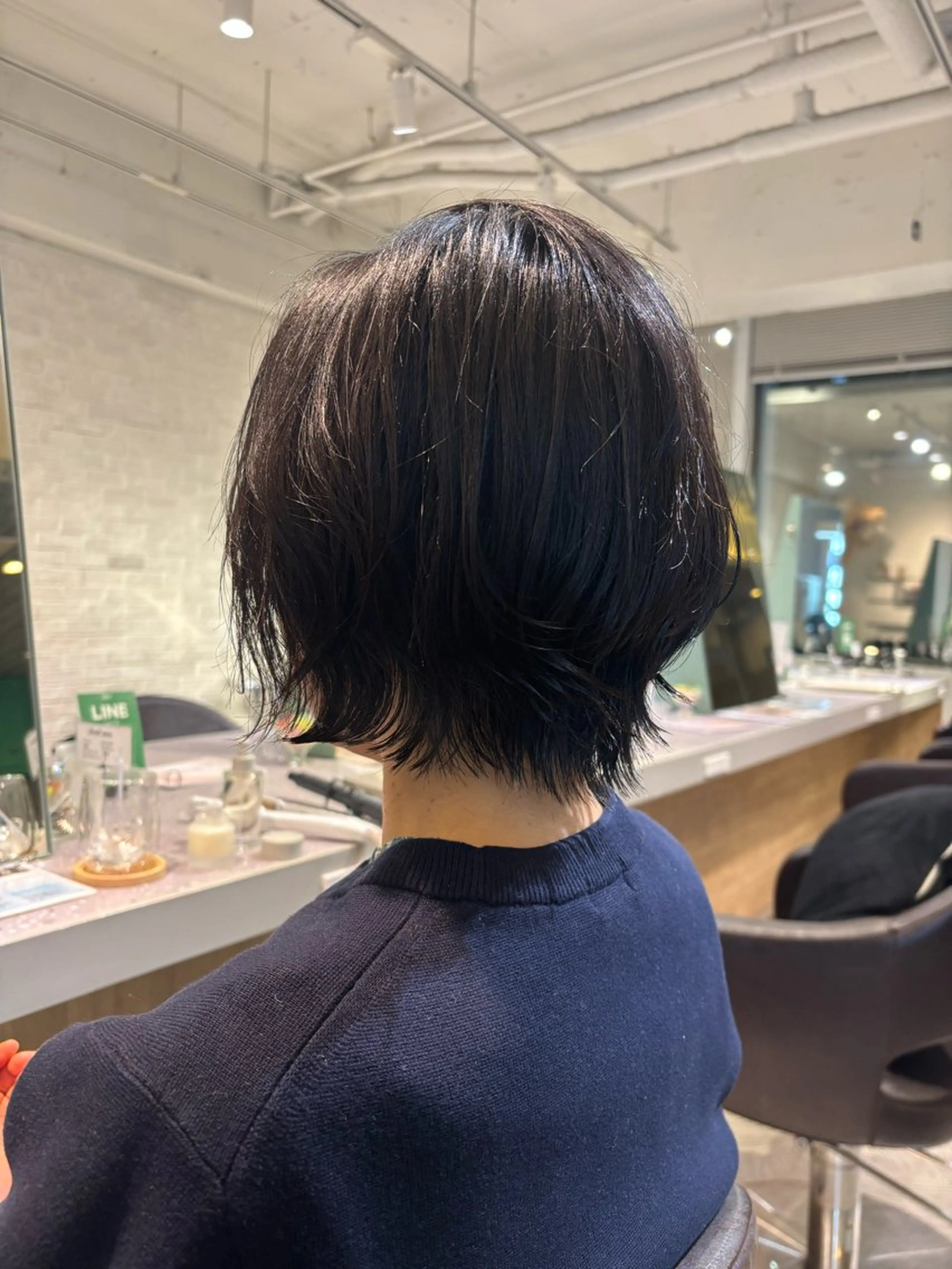 ショート パーマ ショートボブ ボブ ショートヘア ボブ/レイヤー/丸み ショート/遠藤龍雅のヘアスタイル