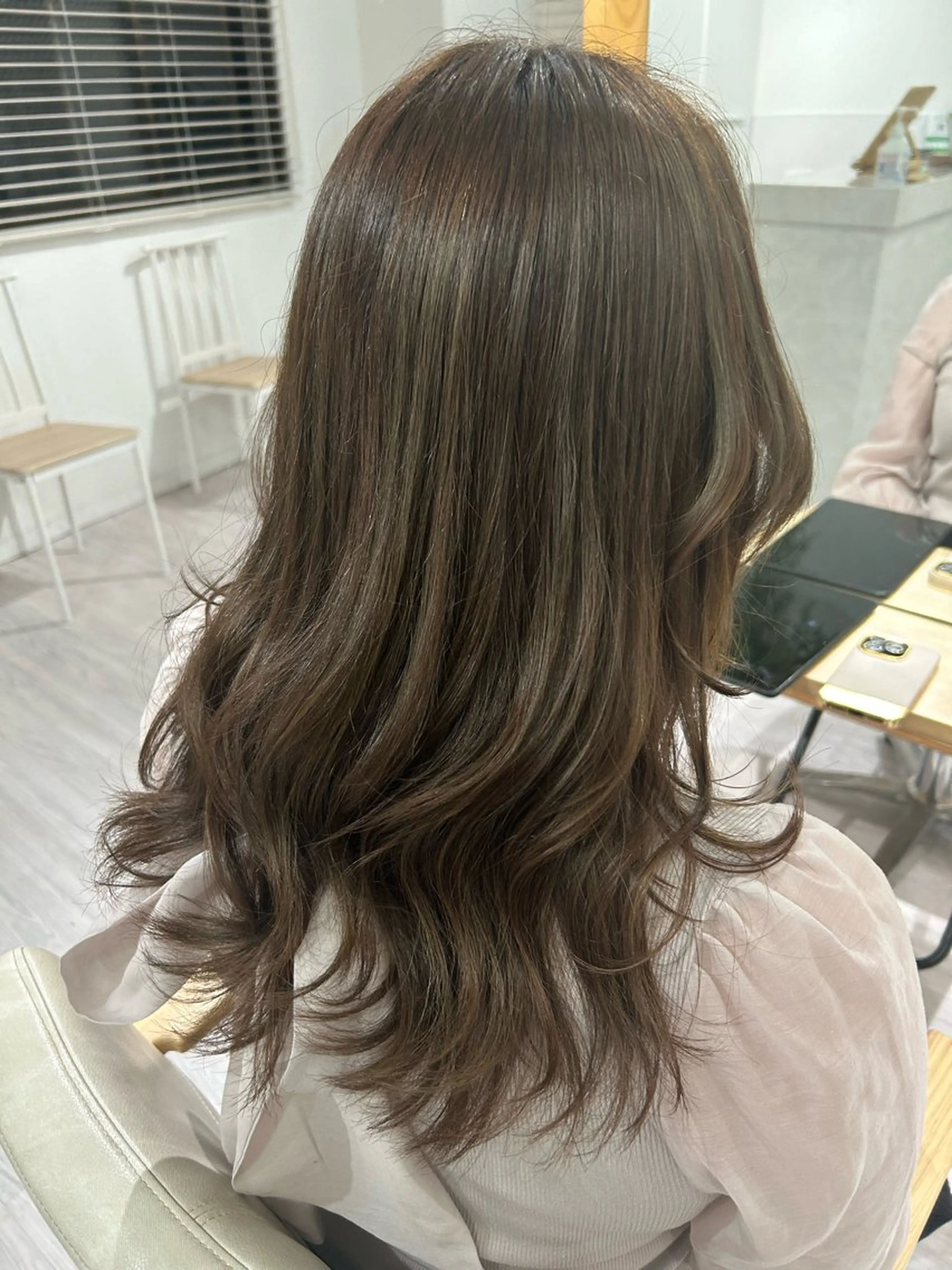セミロング カラー 💙まこと💙艶 カラー(Rico)のヘアスタイル
