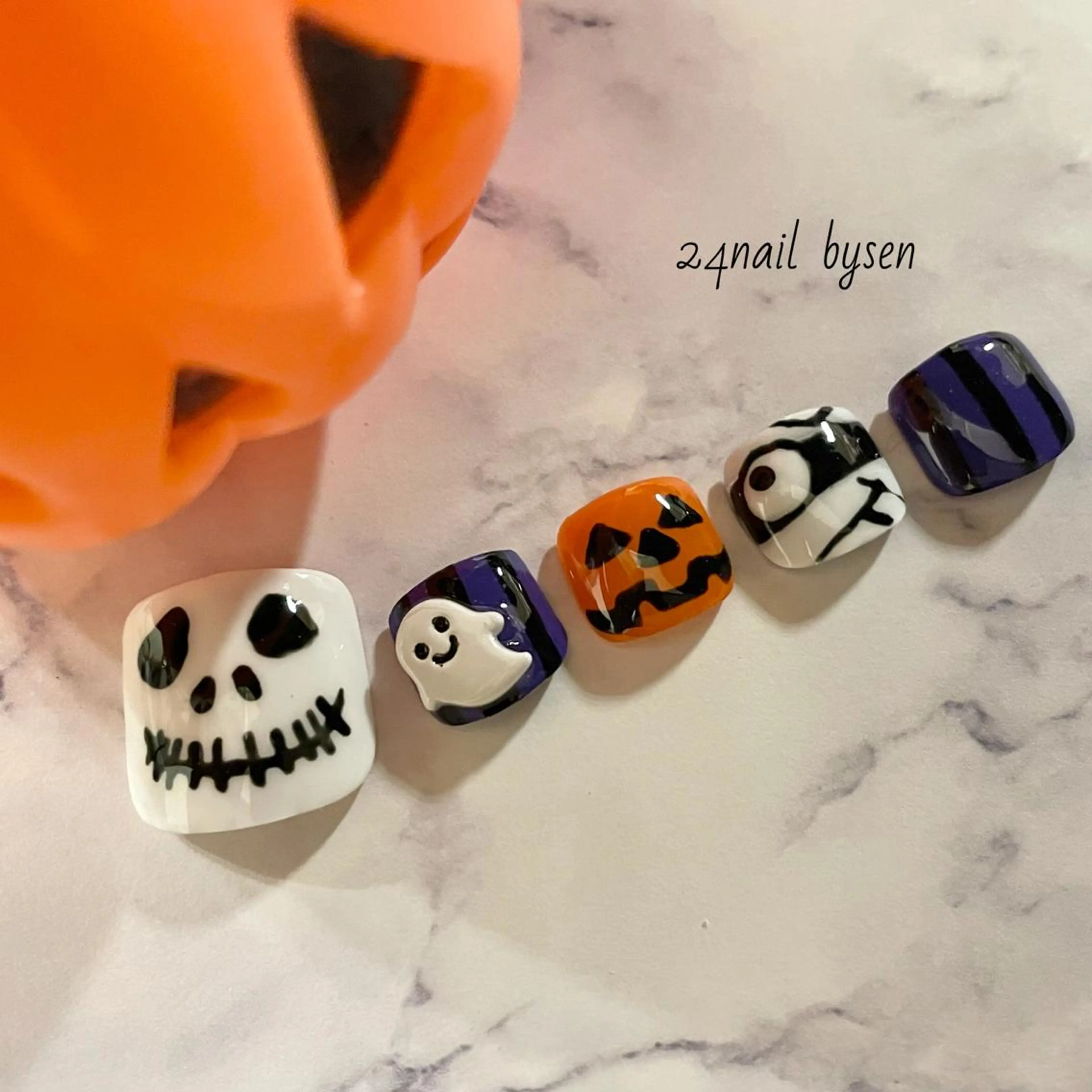 ネイル アートネイル ハロウィン Atelier by 24nail/Ayaのネイルデザイン